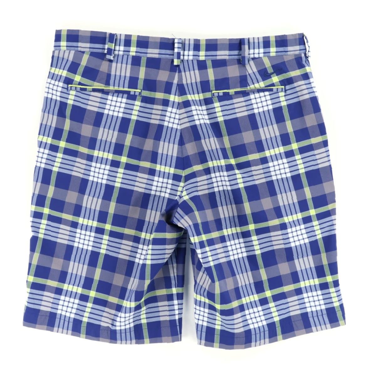 Nike Nike Stretch Dri-Fit Tour Shorts Blue Plaid Men's 36 Size US 36 / EU 52 - 4 Thumbnail