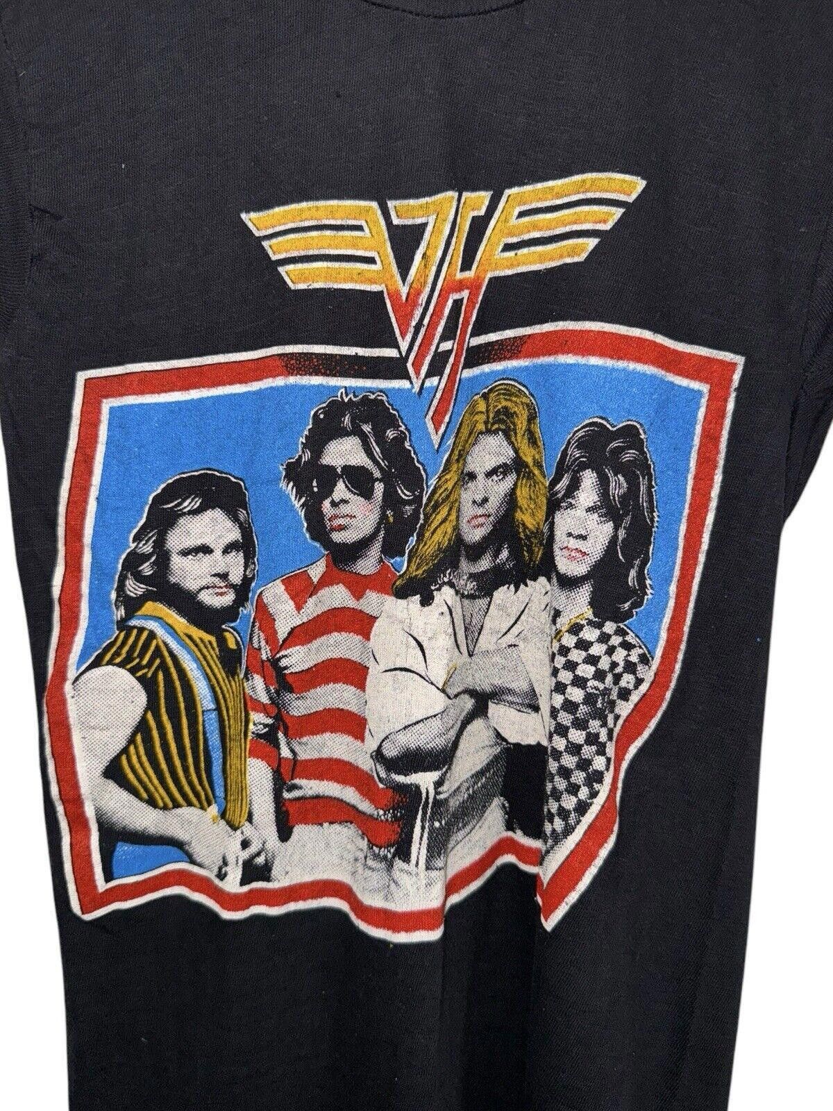 Designer Vintage Van Halen 1983 Guitar Graphic Rock Band Shirt Sz S Size US S / EU 44-46 / 1 - 4 Thumbnail