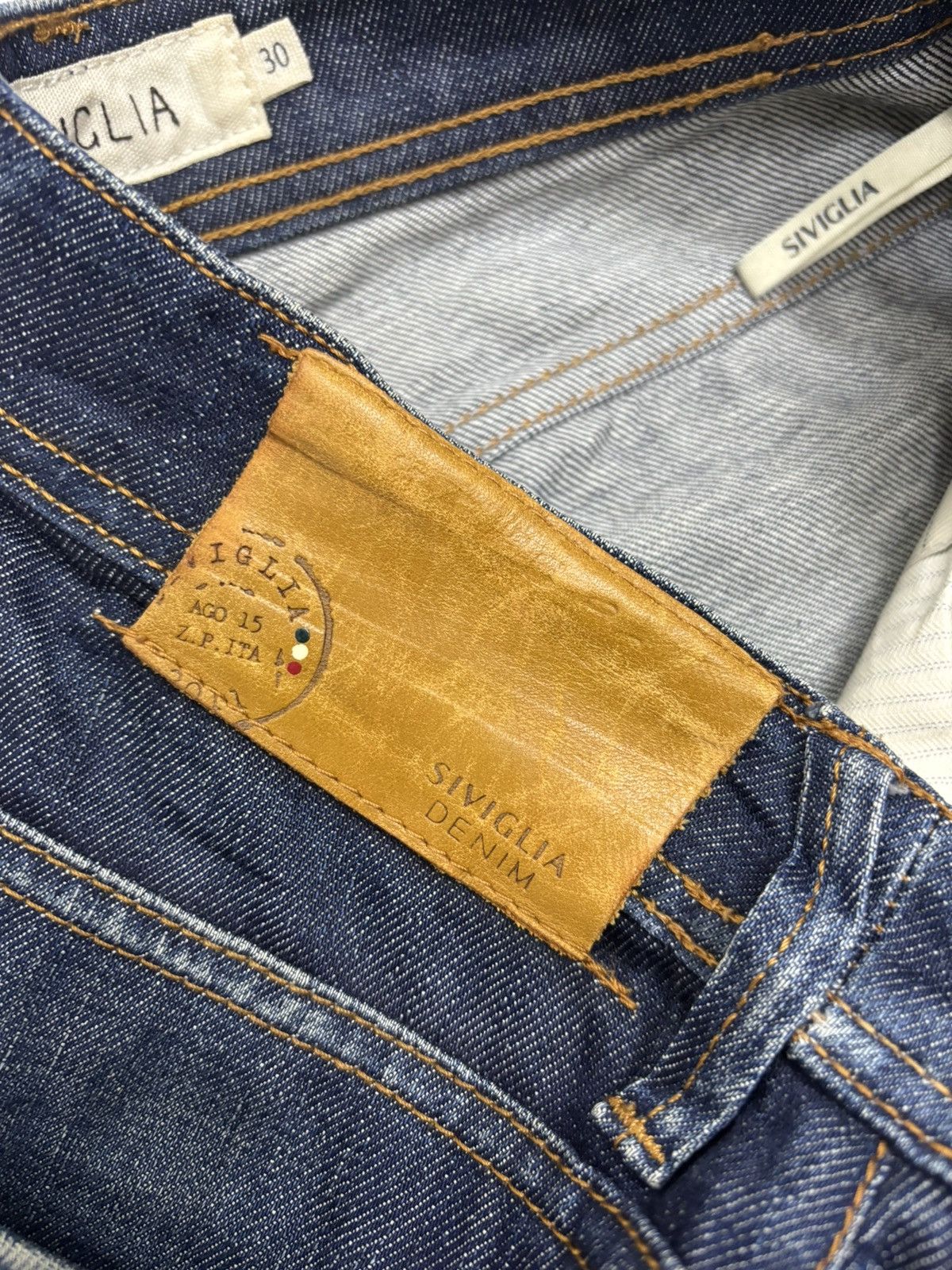 Siviglia 🔥SIVIGLIA MADE IN ITALY DISTRESSED DENIM JEANS Size US 28 / EU 44 - 9 Thumbnail