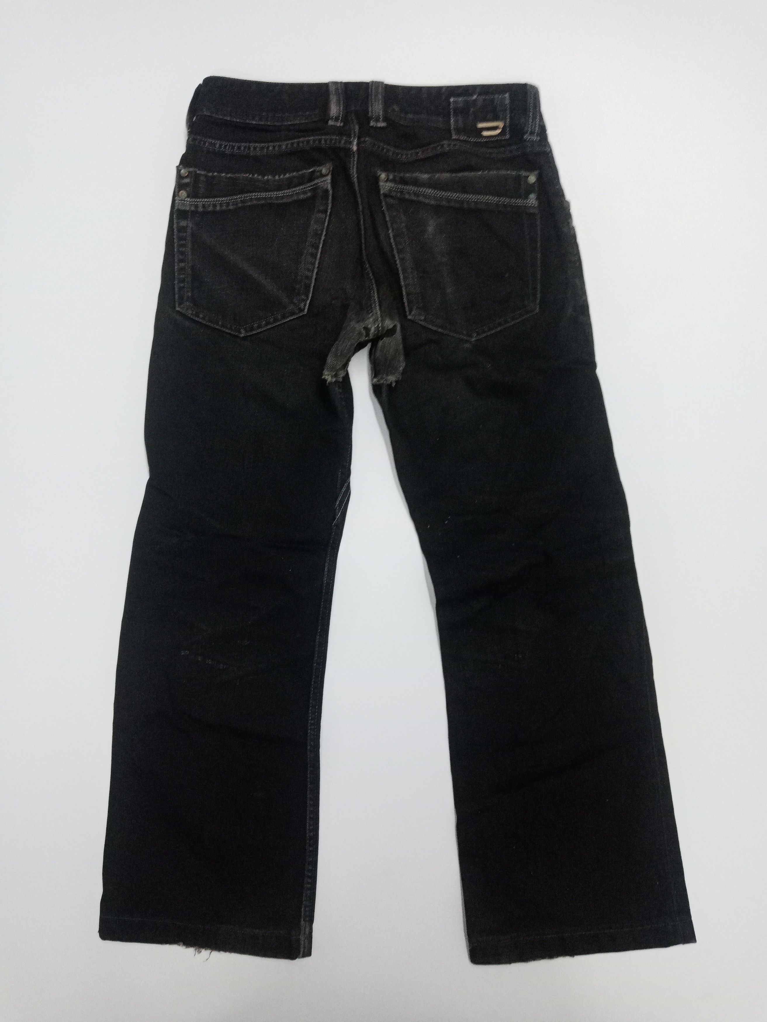 Diesel Diesel Ripped Mud Black Romania #P1 Size US 31 - 2 Thumbnail