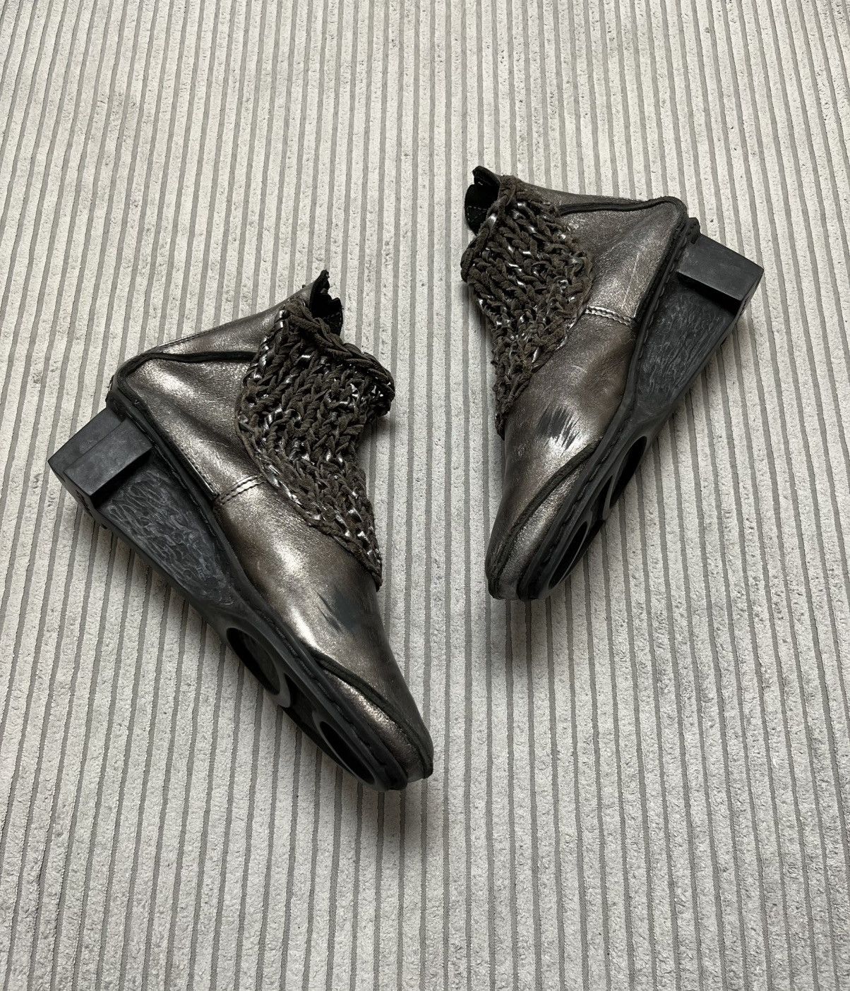 Trippen Trippen Leather Avant Garde Mesh Zip Boots 90s Size US 9 / IT 39 - 6 Thumbnail