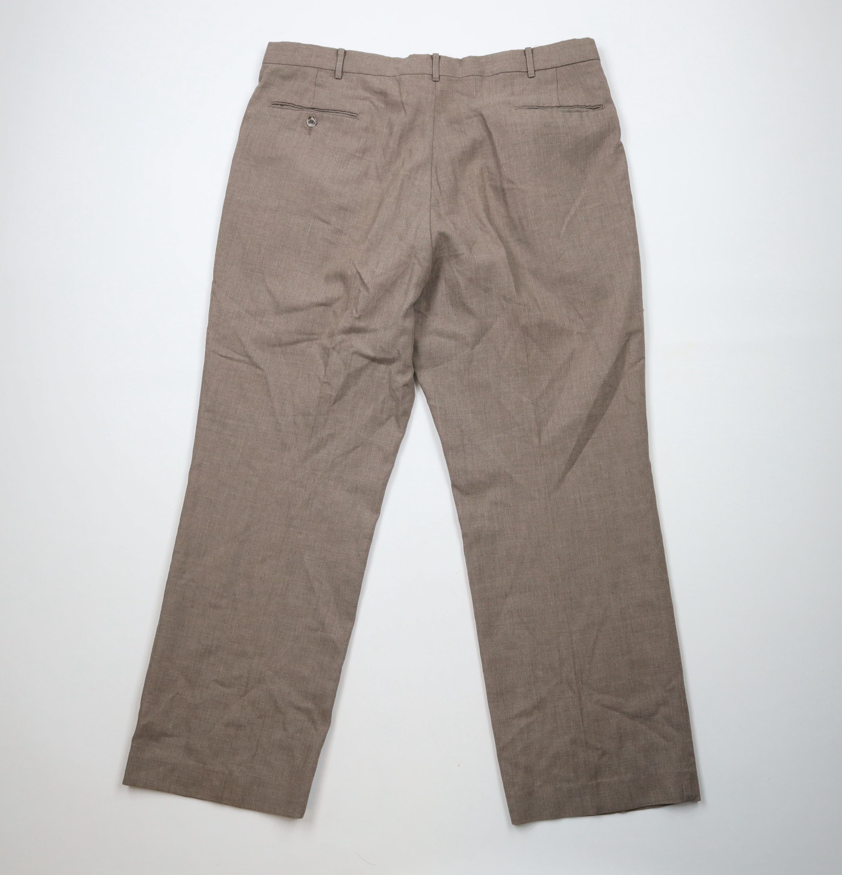 Vintage Vintage 90s Streetwear Wide Leg Chino Pants Trousers Beige Size US 40 / EU 56 - 9 Thumbnail