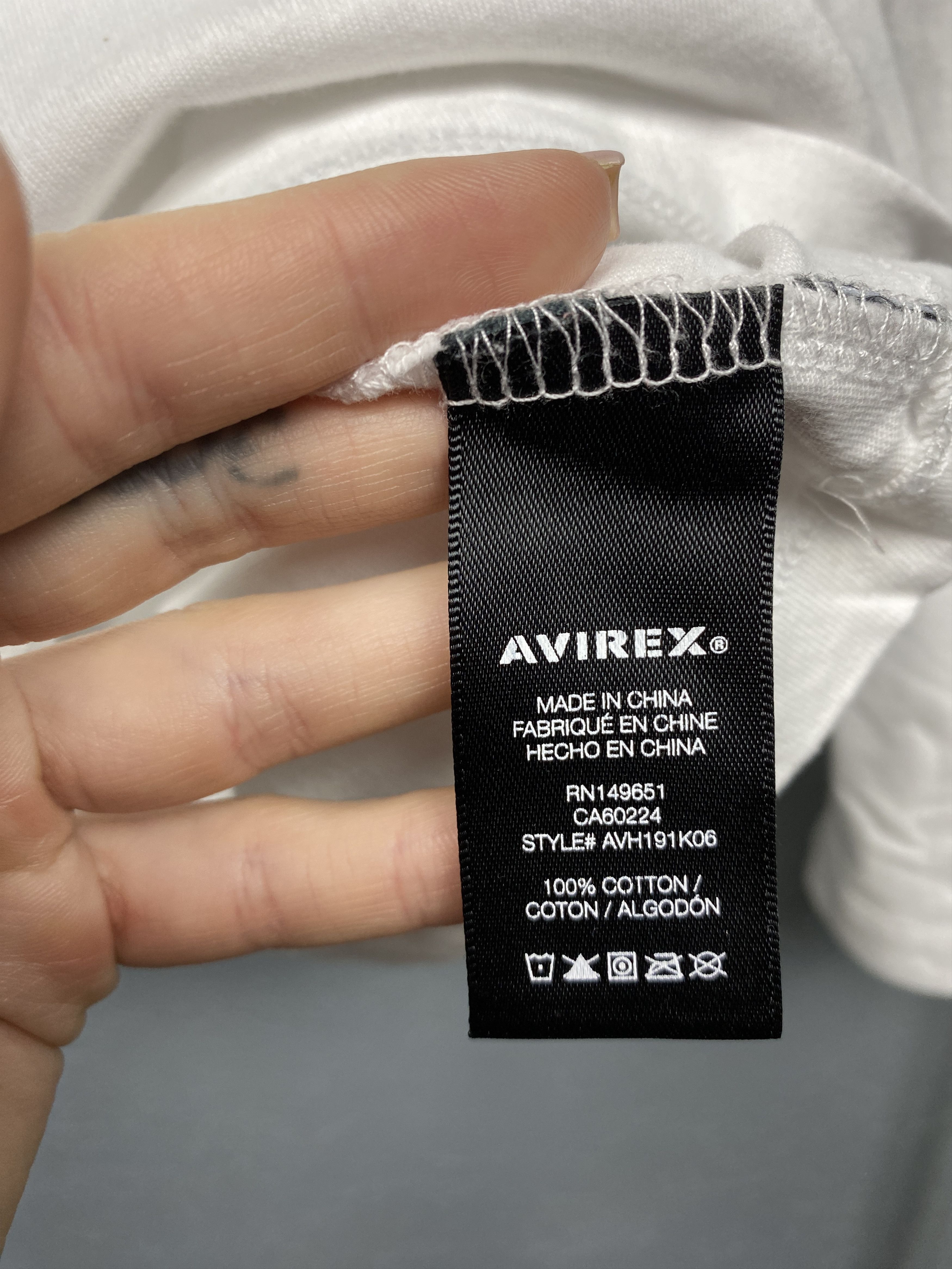 Avirex × Vintage Avirex Vintage Mens Long Sleeve T-Shirt Size US L / EU 52-54 / 3 - 7 Thumbnail