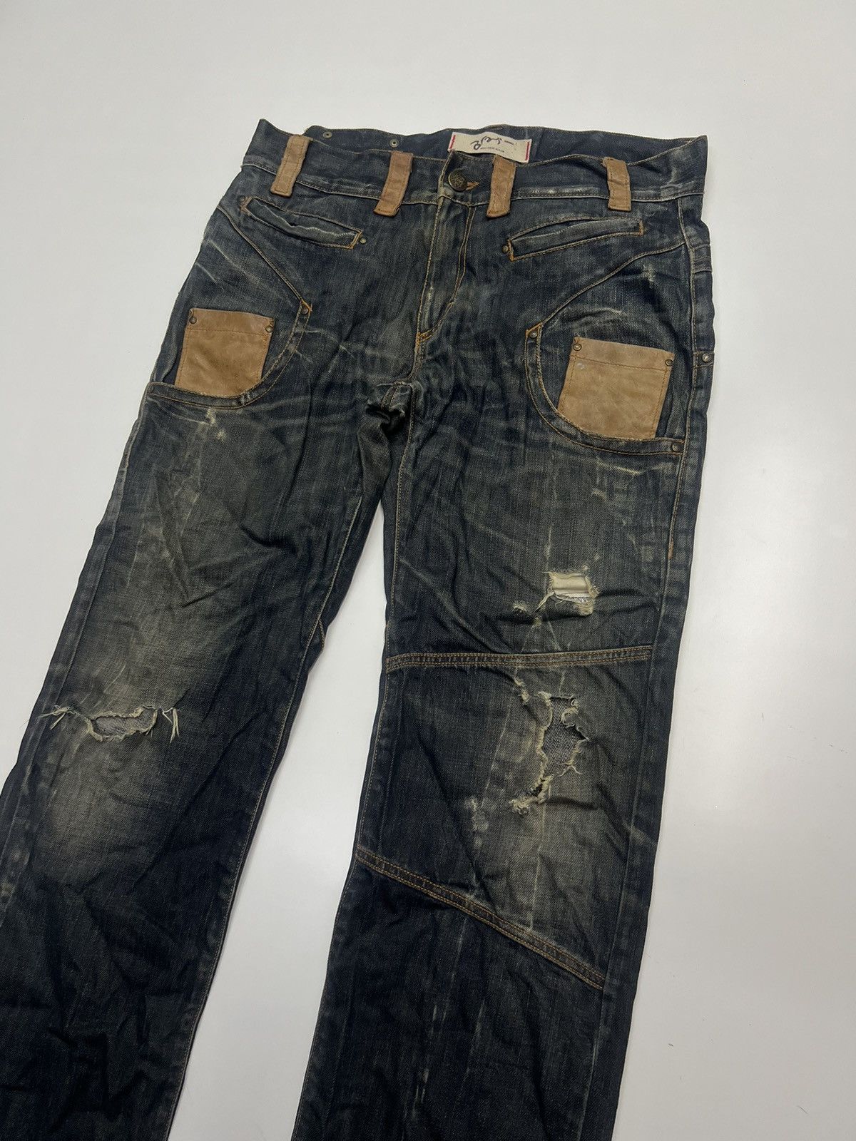 Bray Steve Alan Bray Steve Alan Distress Denim Jeans Size 36 Size US 36 / EU 52 - 3 Thumbnail