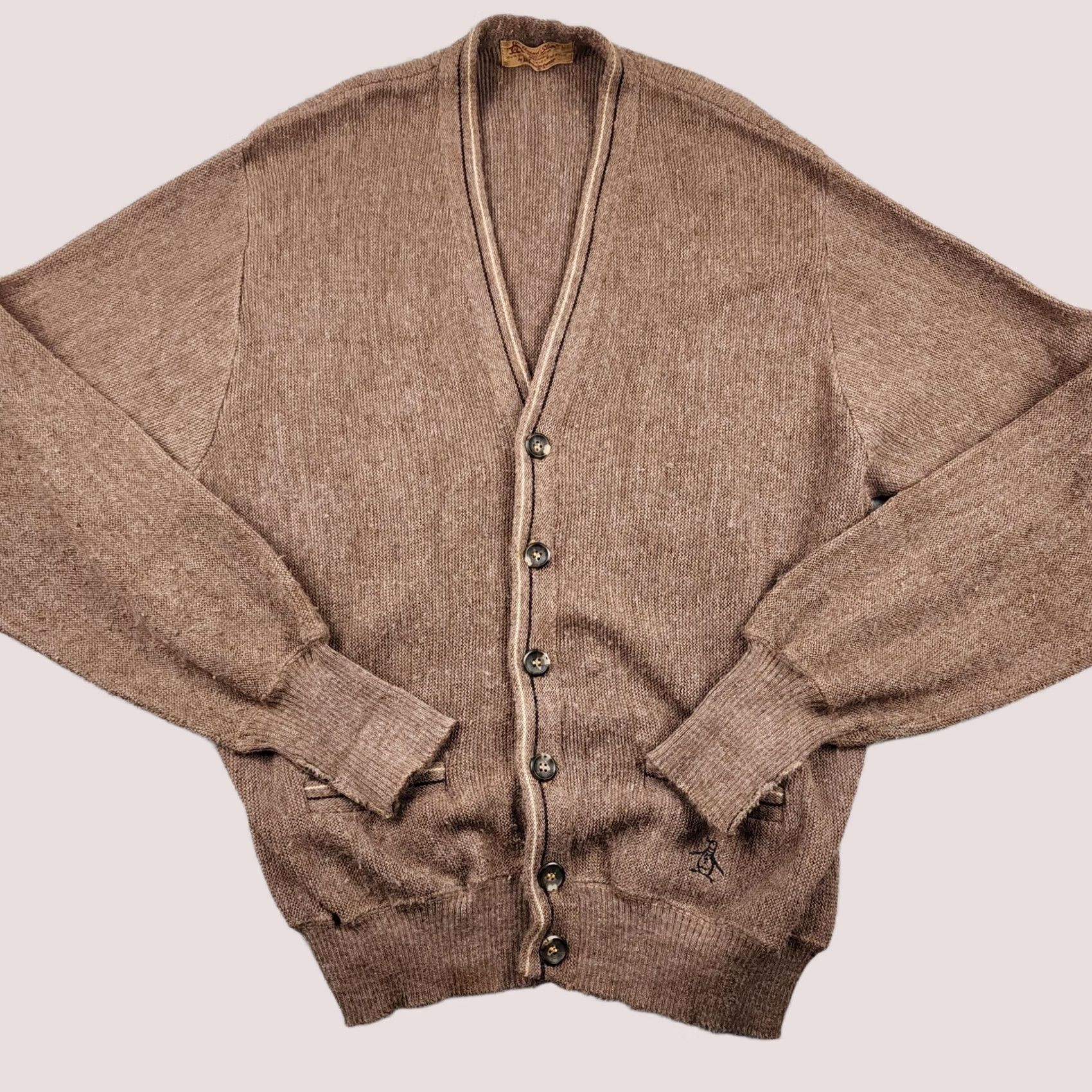 トップス 60s alpaca cardigan Vintage Vintage 60s Alpaca Cardigan with Pockets Black | Grailed
