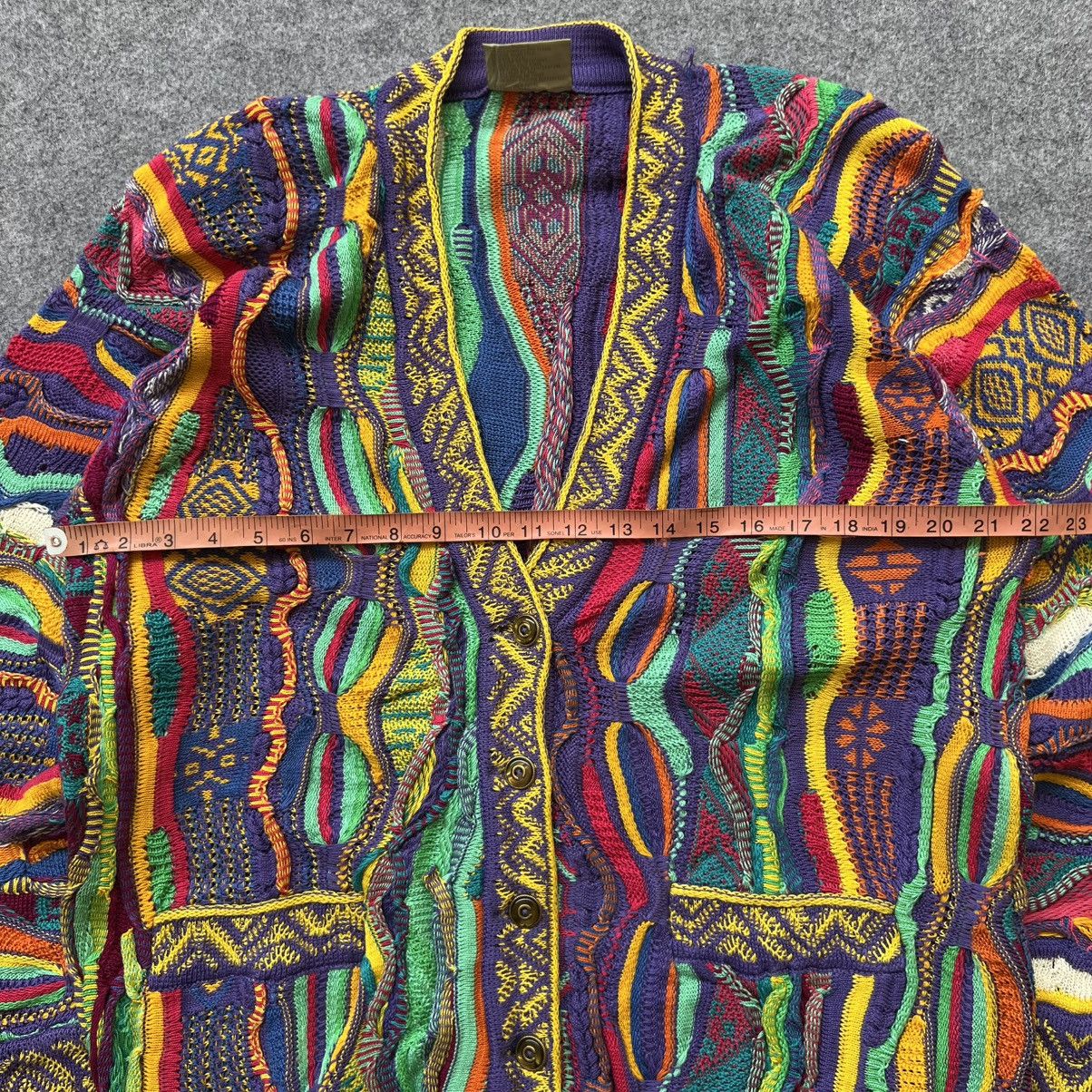 Coogi × Vintage Crazy Vintage Coogi 3D Cable Knit Sweater Size US S / EU 44-46 / 1 - 7 Thumbnail