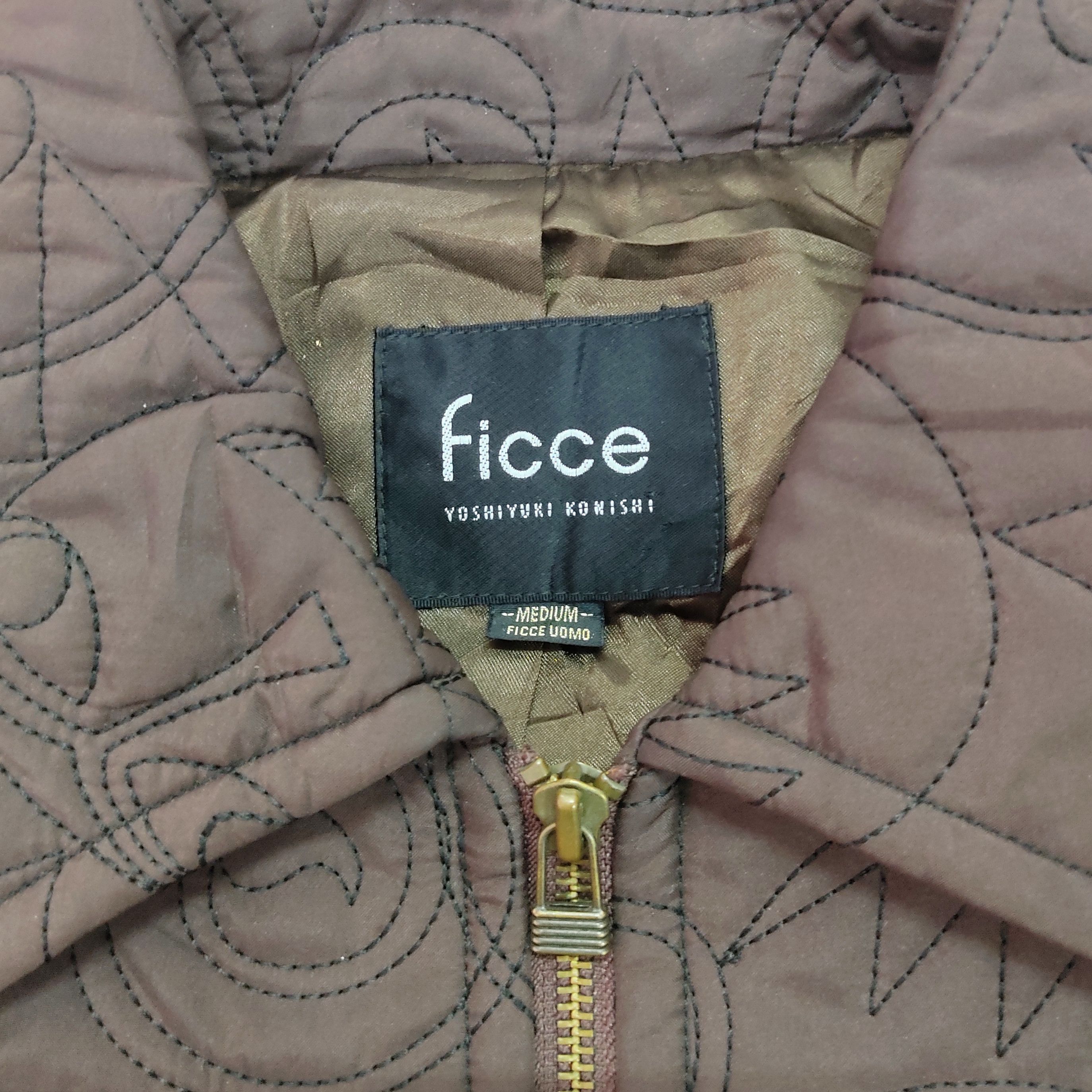 Beauty Beast YOSHIYUKI KONISHI Ficce Uomo AOP Embossed Quilted Jacket Size M / US 6-8 / IT 42-44 - 10 Thumbnail