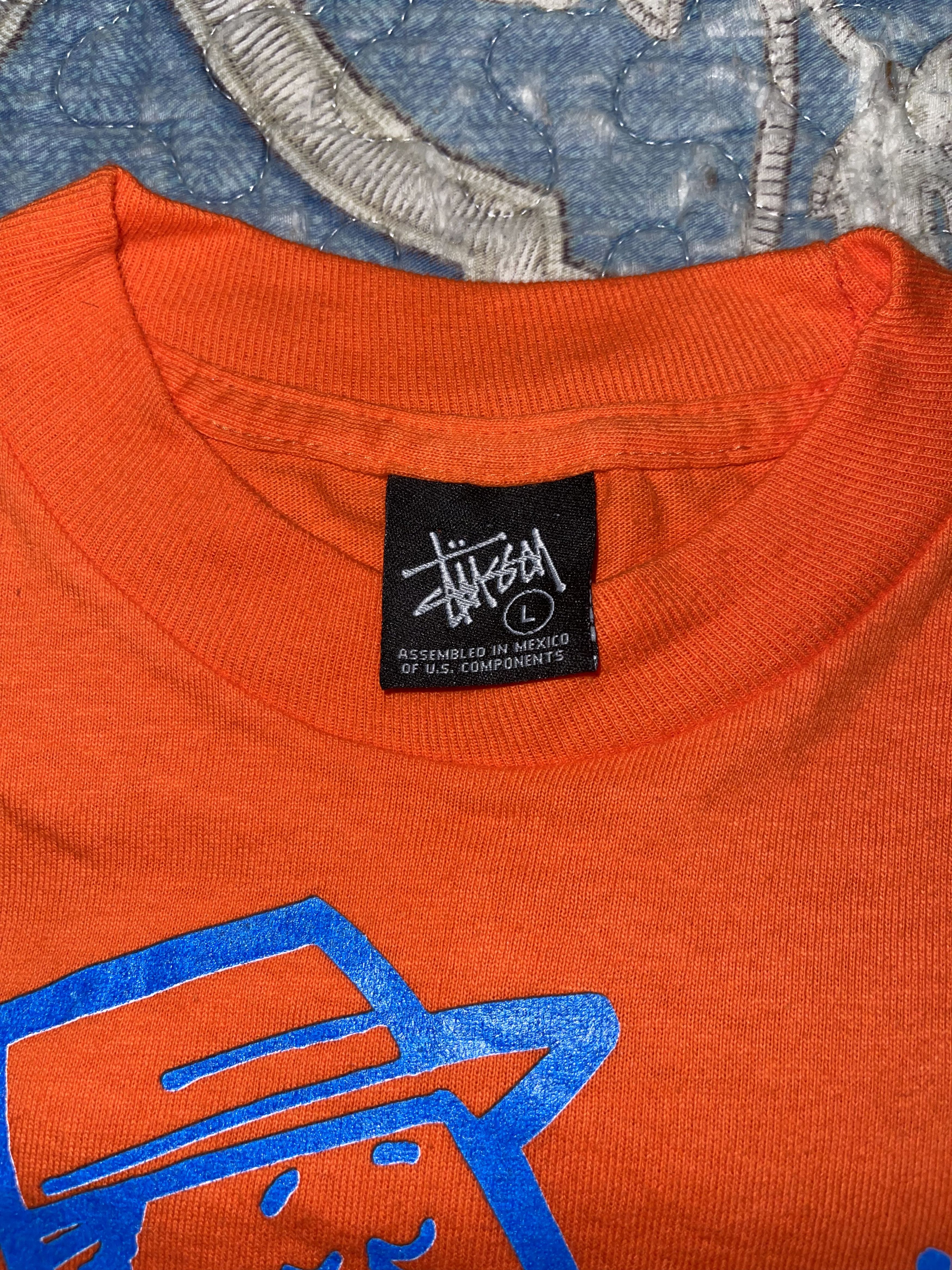 Stussy 1995 Spring Worker Graphic Tee Size US S / EU 44-46 / 1 - 1 Thumbnail