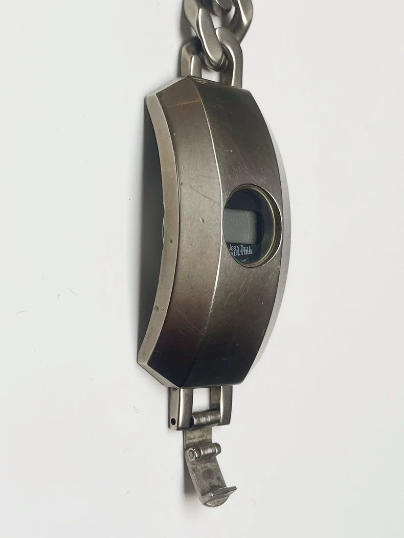 Jean Paul Gaultier Jean Paul Gaultier Metal watch with digital screen display Size ONE SIZE - 3 Thumbnail