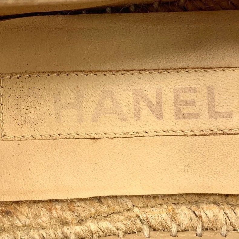 Chanel Chanel Blue Logo Embroidered Casual SlipOn Shoes -2505 Size US 5.5 / EU 38 - 8 Thumbnail