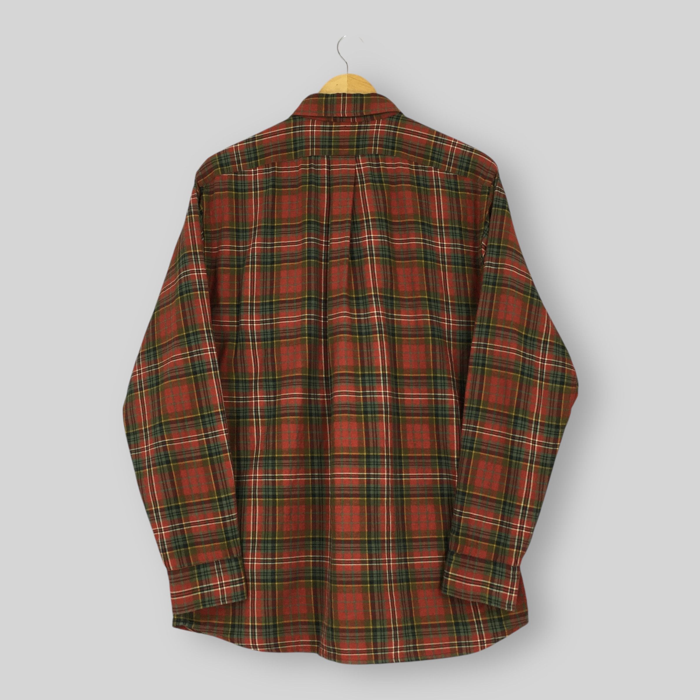 Polo Ralph Lauren Vintage 90s Polo Ralph Lauren Checkered Flannel Shirt Medium Size US M / EU 48-50 / 2 - 6 Thumbnail