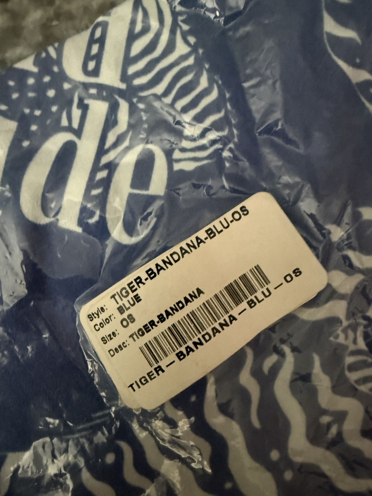 Rhude Rhude Tiger silk bandana Size ONE SIZE - 2 Thumbnail