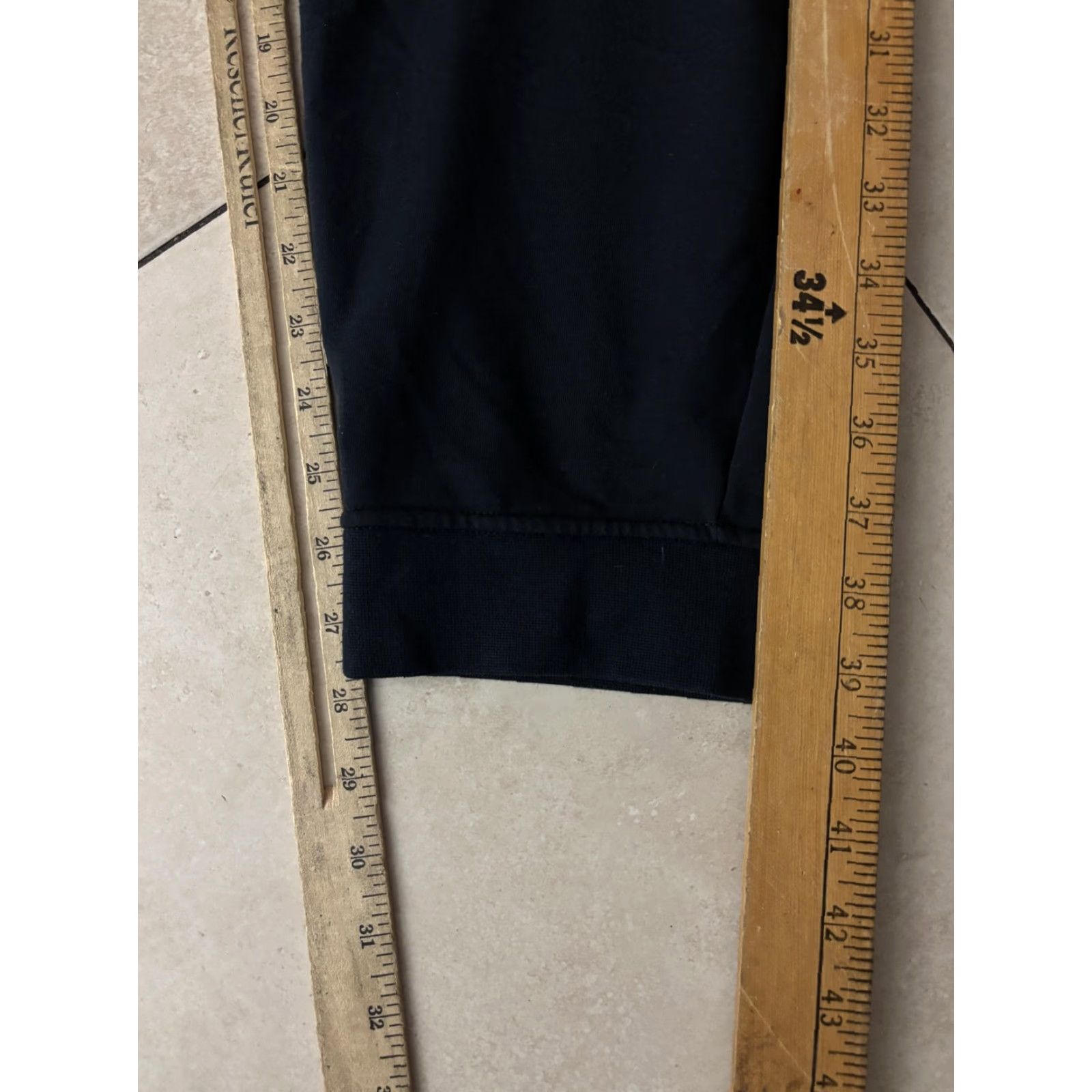 Lululemon Lululemon Pants Mens 2XL Black Jogger Sweatpants Drawstring Cuffed Pockets Size US 39 - 7 Thumbnail