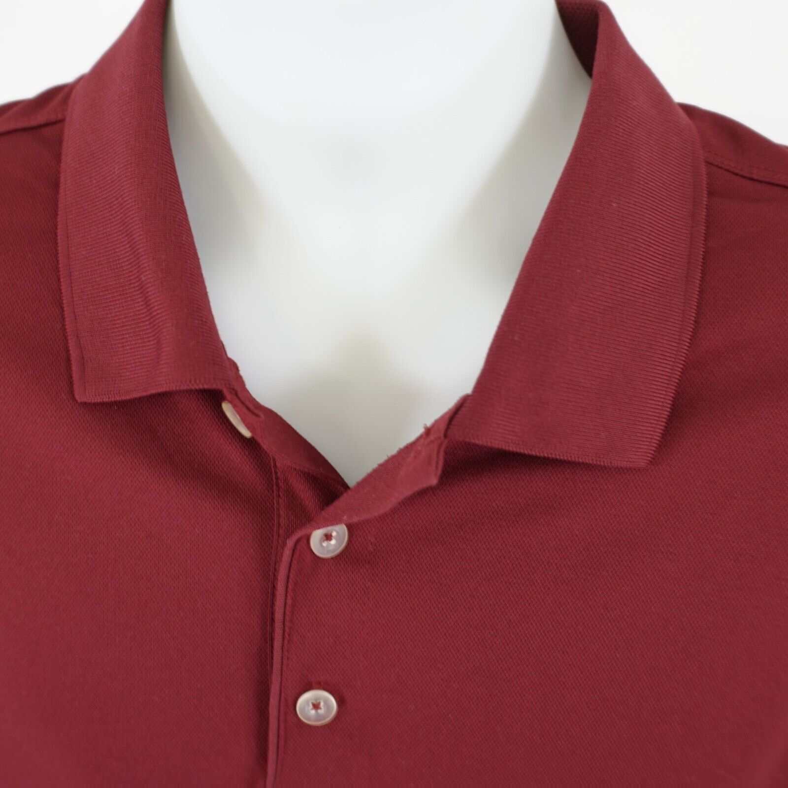 Nike Nike Golf XL Fit Dry Red Collared Polo Shirt Short Sleeve Size US XL / EU 56 / 4 - 3 Thumbnail