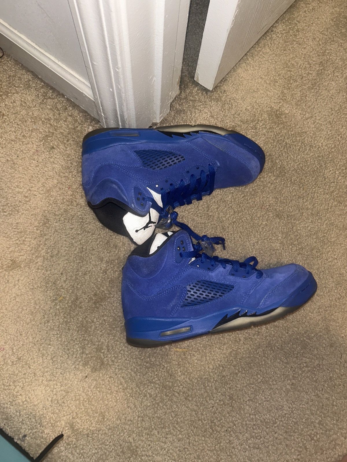 Jordan Brand Jordan 5 Retro “Blue Suede Size US 6.5 / EU 39-40 - 6 Thumbnail