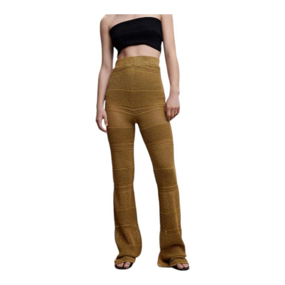 Designer MNG Knitted Pant and Duster Set L Size 36" / US 14 / IT 50 - 3 Thumbnail