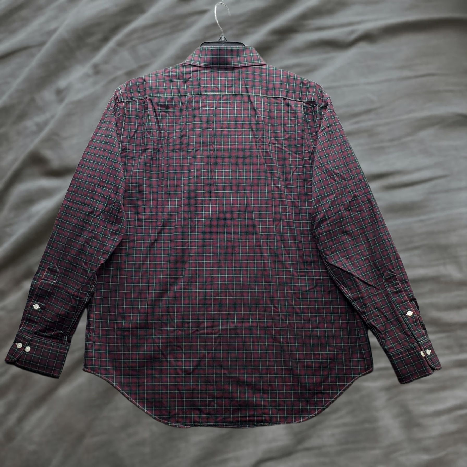 Ralph Lauren Lauren Ralph Lauren Dress Shirt Mens 16.5 Multi Plaid Non-Iron Collared Button Up Shirt Size 46R - 1 Thumbnail