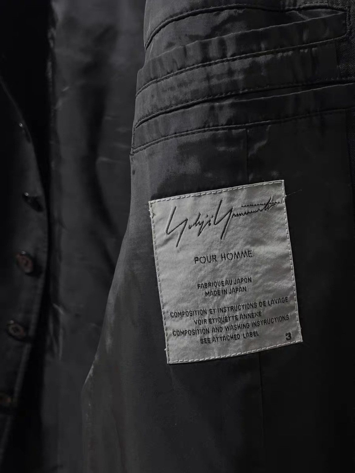 Yohji Yamamoto Yohji Yamamoto Sz 3 Yohji Yamamoto 15SS Hand Writing Jacke Size US L / EU 52-54 / 3 - 9 Thumbnail