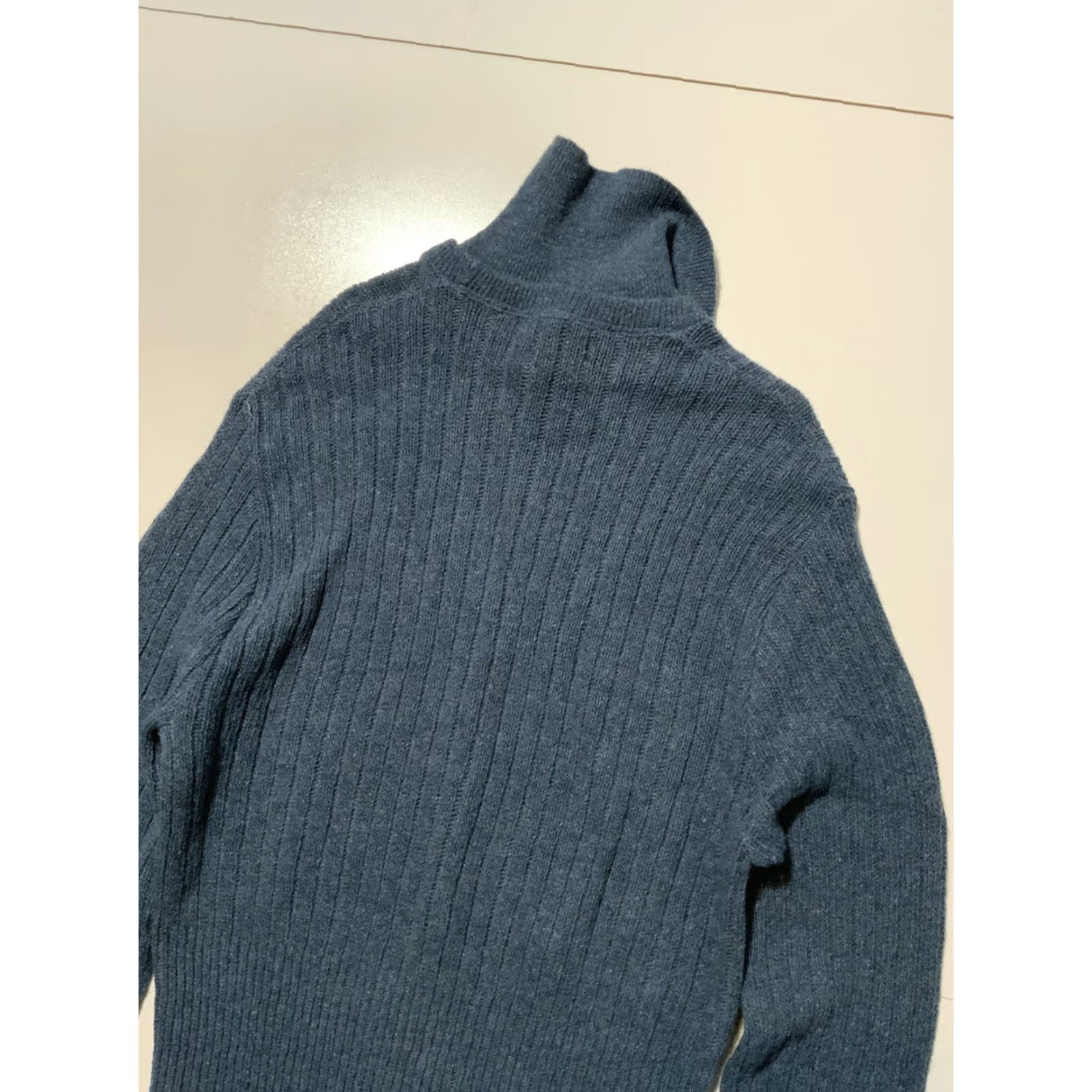 Vintage VINTAGE 60s 70s Glen Dee Wool Blend Knit Fisherman Collared Pullover Sweater LG Size US L / EU 52-54 / 3 - 4 Thumbnail