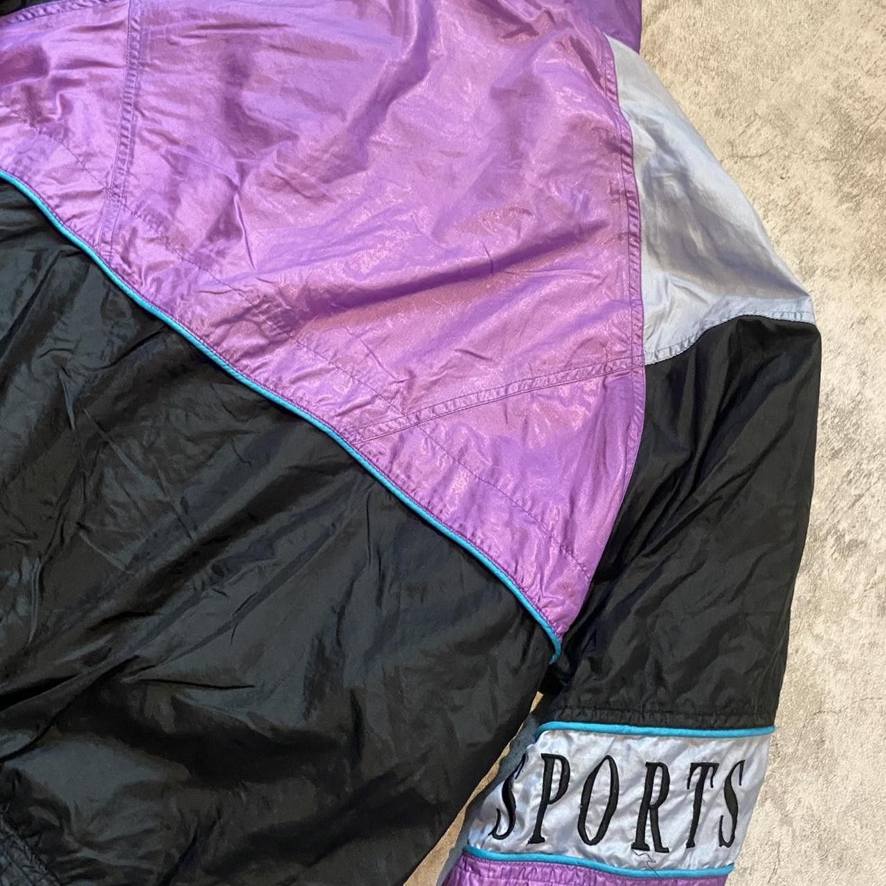 Nike 80s Nike windbreaker Boxy with unique purple, Size US L / EU 52-54 / 3 - 7 Thumbnail