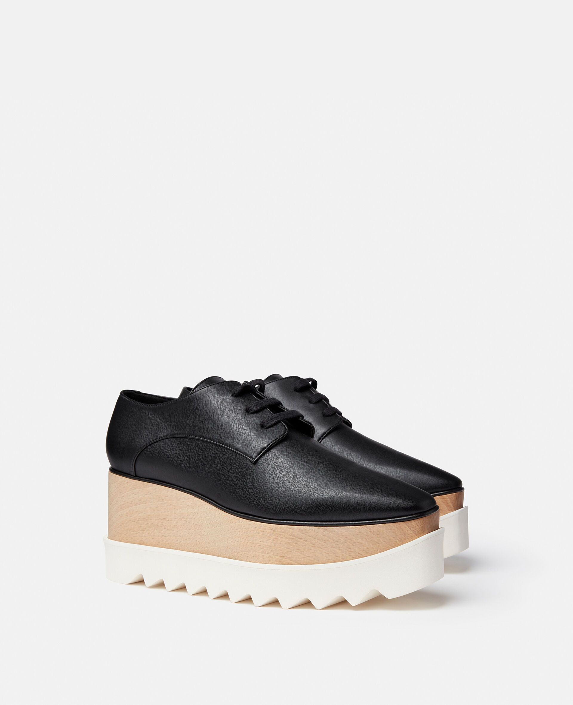 Stella McCartney o1s22i1n1024 Elyse Lace-up Shoes in Black Size US 10 / IT 40 - 3 Thumbnail