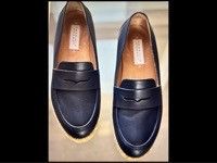 Gabriela Hearst Gabriela Hearst Leather Navy Loafers Size US 5.5 / IT 35.5 - 3 Thumbnail