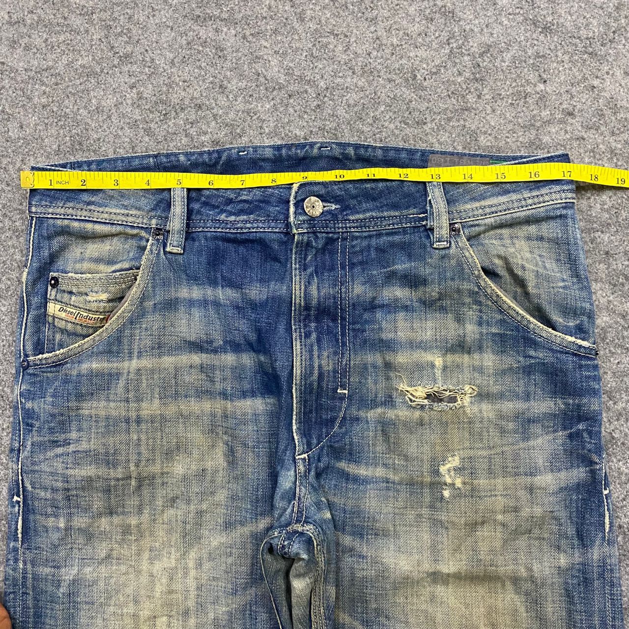 Diesel 💥Best Offer💥Vintage Diesel Industry Distressed Denim Size US 34 / EU 50 - 4 Thumbnail