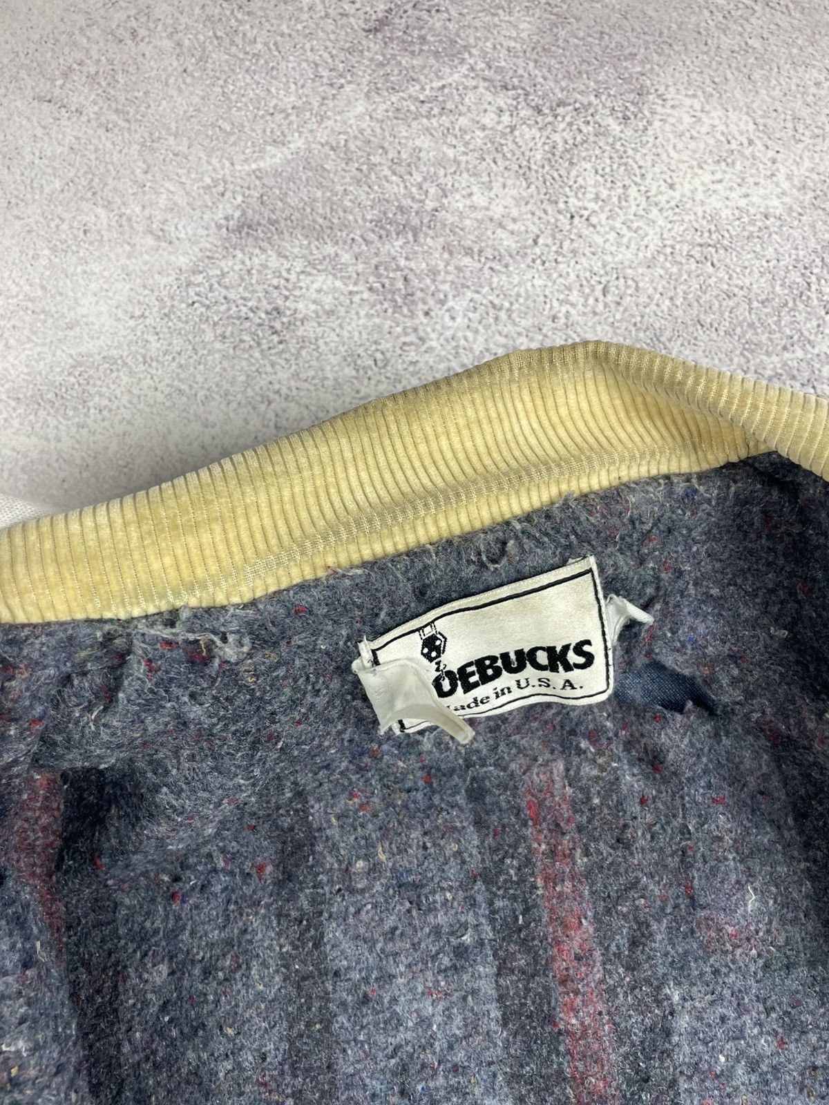 Sears Vintage 70s 80s Roebucks Denim Chore Jacket USA Corduroy Size US L / EU 52-54 / 3 - 15 Thumbnail