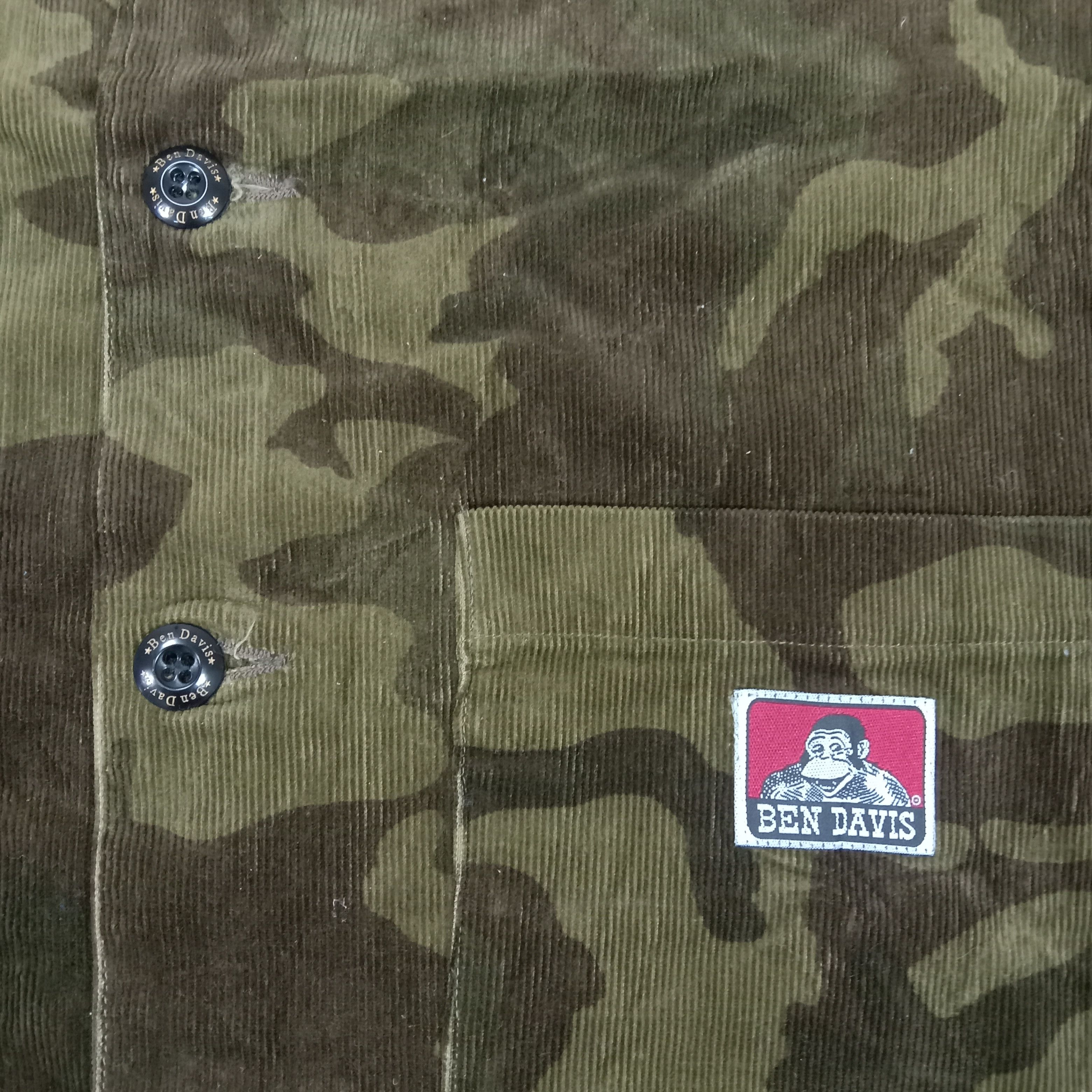 Ben Davis × Vintage Ben Davis Camo Style Double Pocket Vest Size US M / EU 48-50 / 2 - 5 Thumbnail