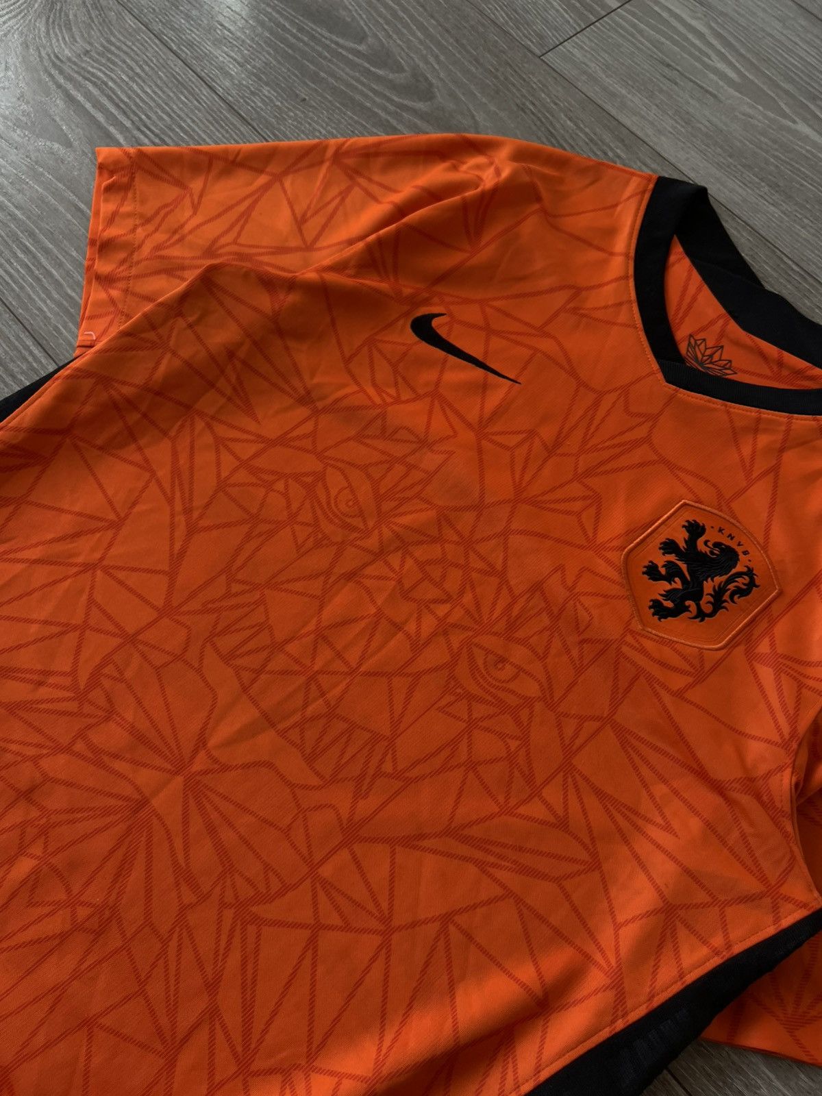 Nike Nike Netherlands KNVB Home Football Lion Jersey T-Shirt Size US S / EU 44-46 / 1 - 11 Thumbnail