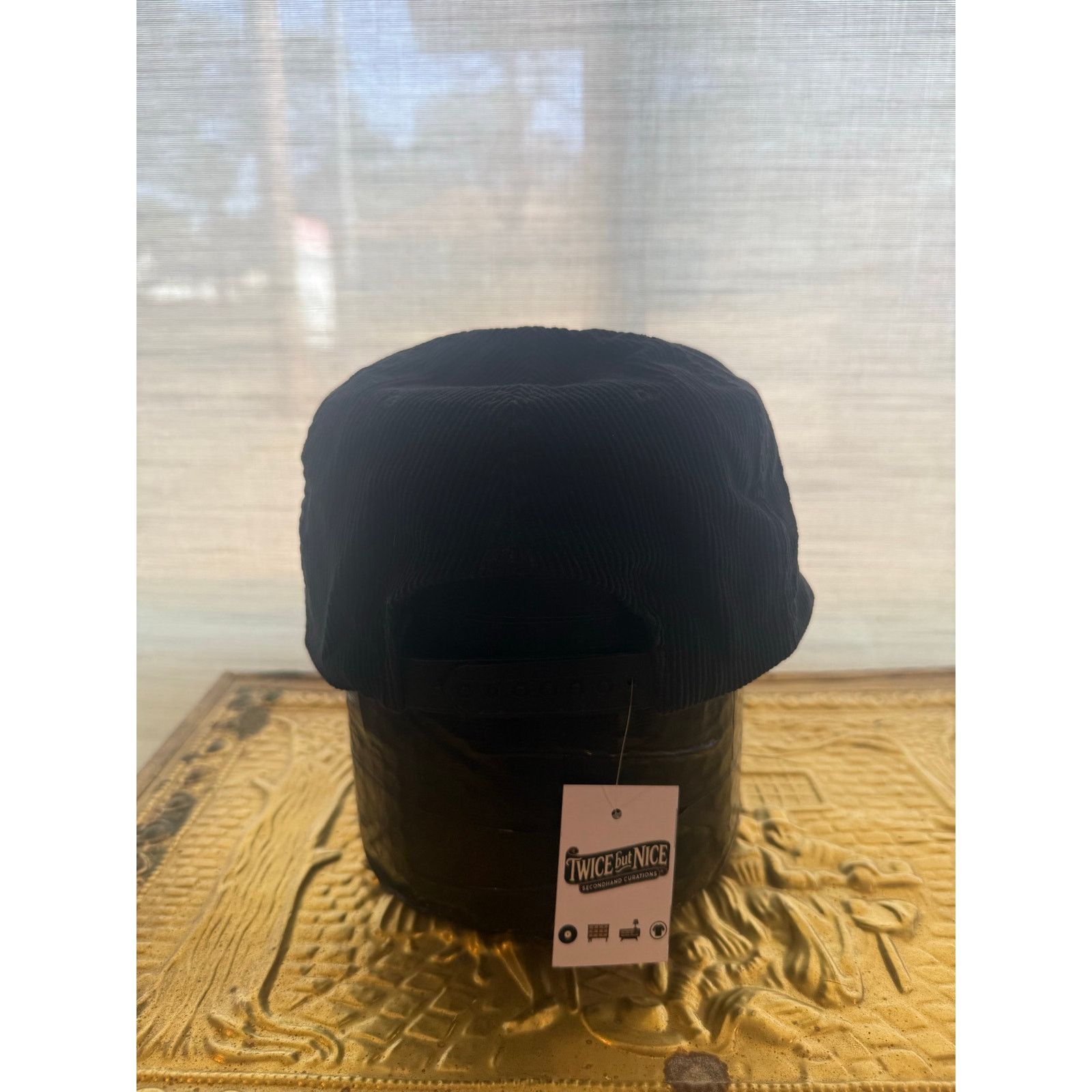 Other Sands Las Vegas Black Corduroy Snap Back Size ONE SIZE - 3 Thumbnail