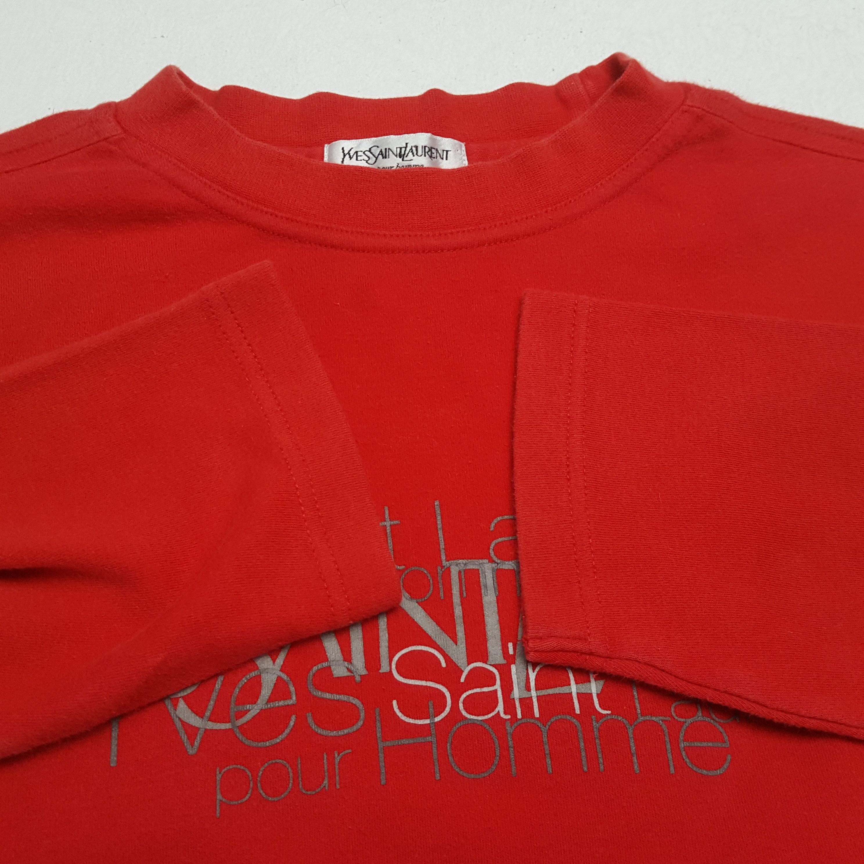 Yves Saint Laurent YVES SAINT LAURENT Luxury Fashion Brand Tshirt Size US L / EU 52-54 / 3 - 7 Thumbnail