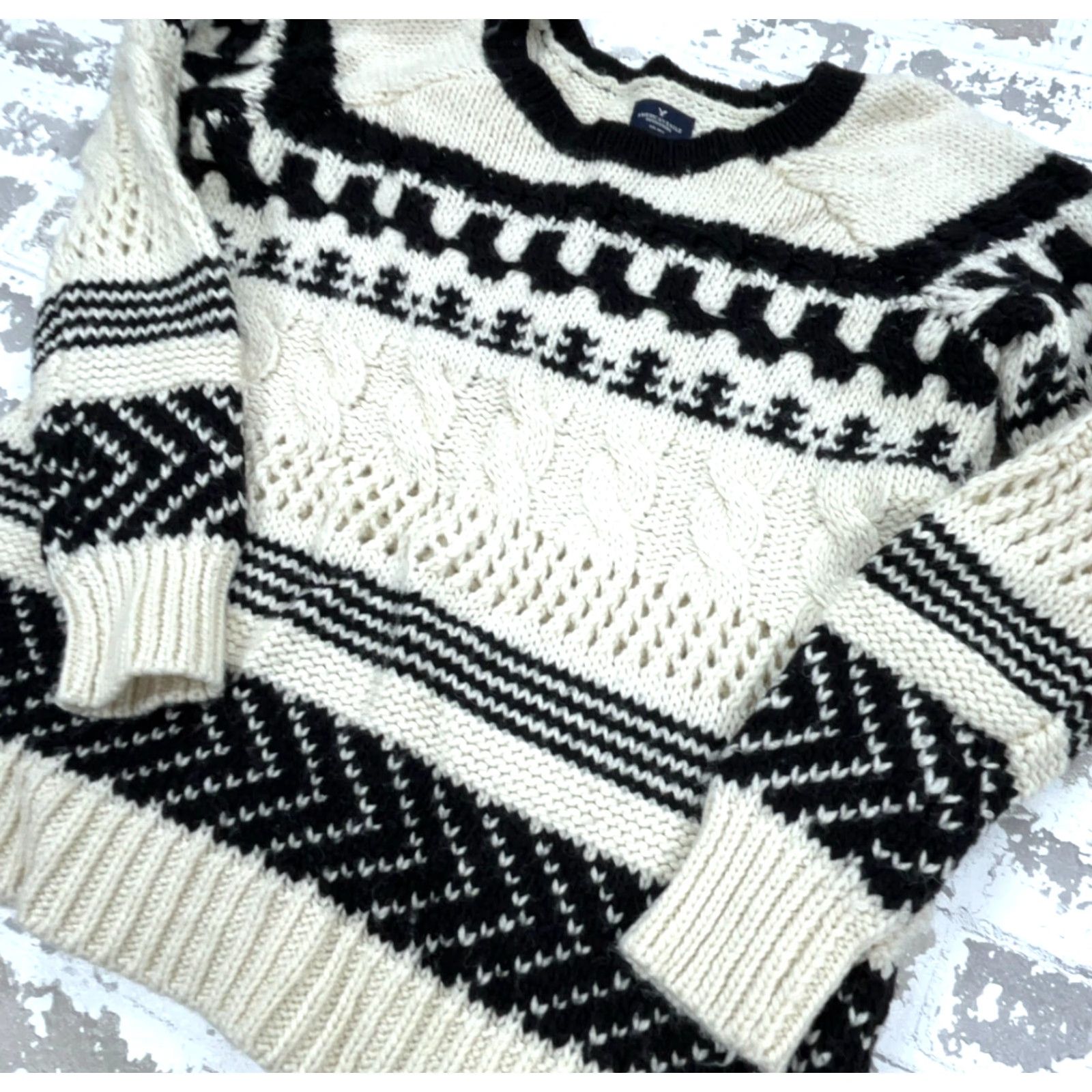 American Eagle Outfitters VINTAGE American Eagle Outfitters Sweater Shirt? Size M / US 6-8 / IT 42-44 - 2 Thumbnail