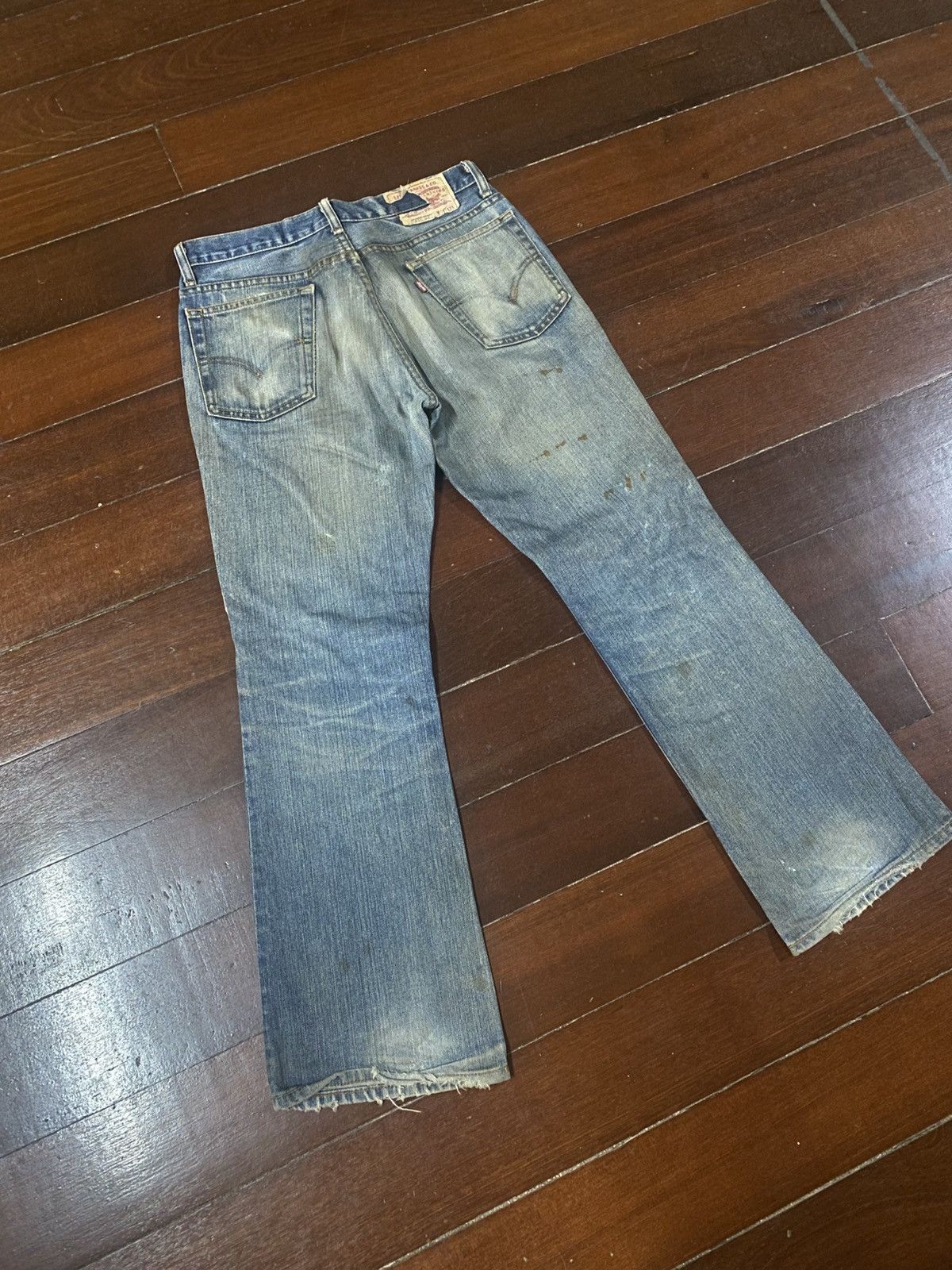 Levi's Faded Vintage Levi’s 517 Flares distressed bootcut wide leg Size US 32 / EU 48 - 11 Thumbnail