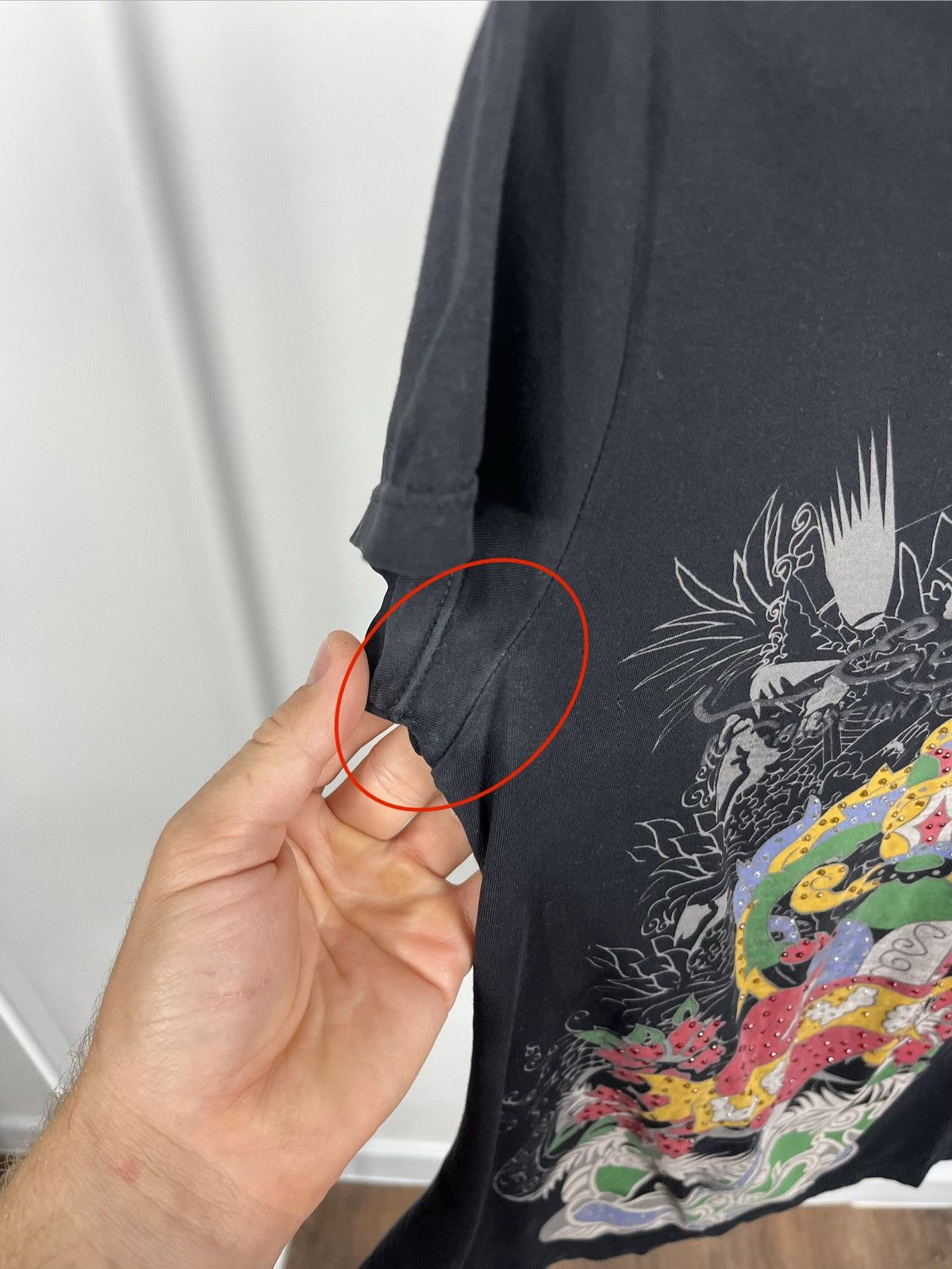 Ed Hardy Ed Hardy Love Dagger Graphic T-Shirt Black Women’s Size M / US 6-8 / IT 42-44 - 7 Thumbnail