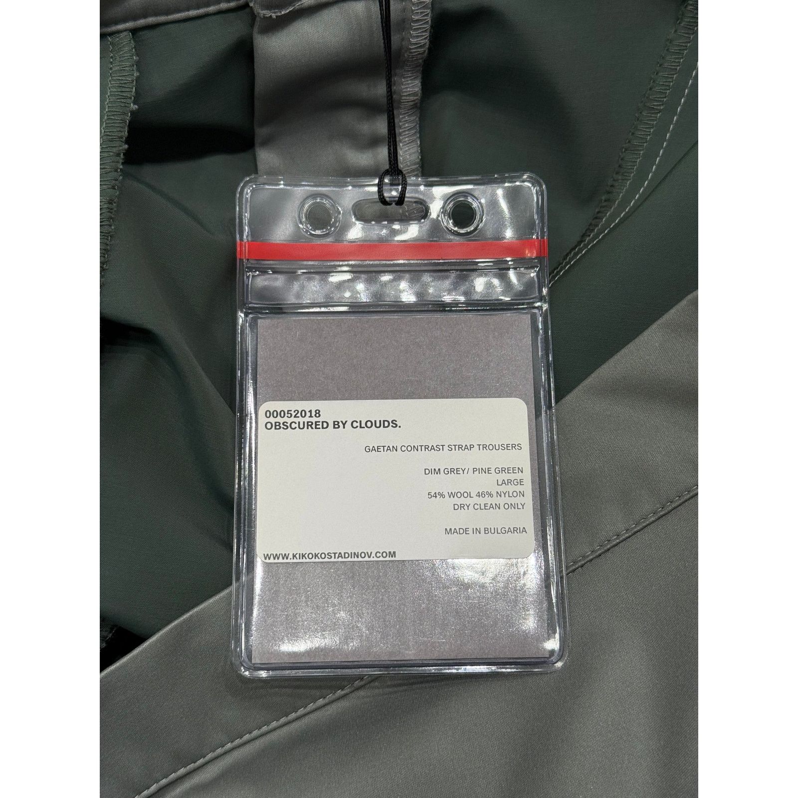 Kiko Kostadinov A/W2018 Kiko Kostadinov Gaetan contrast strap runway pants Size US 34 / EU 50 - 10 Thumbnail