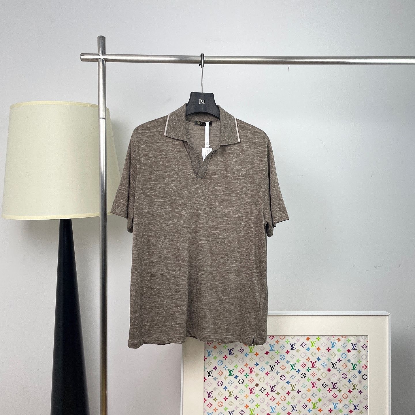Loro Piana Loro Piana Cashmere Blend Polo Shirt Size XL Size US XL / EU 56 / 4 - 1 Thumbnail