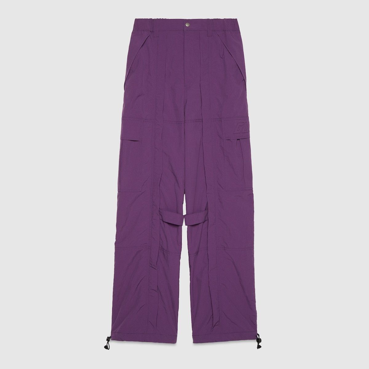 Gucci o1mt1gz0325 Ripstop Nylon Cargo Pant in Purple Size US 28 / EU 44 - 1 Thumbnail