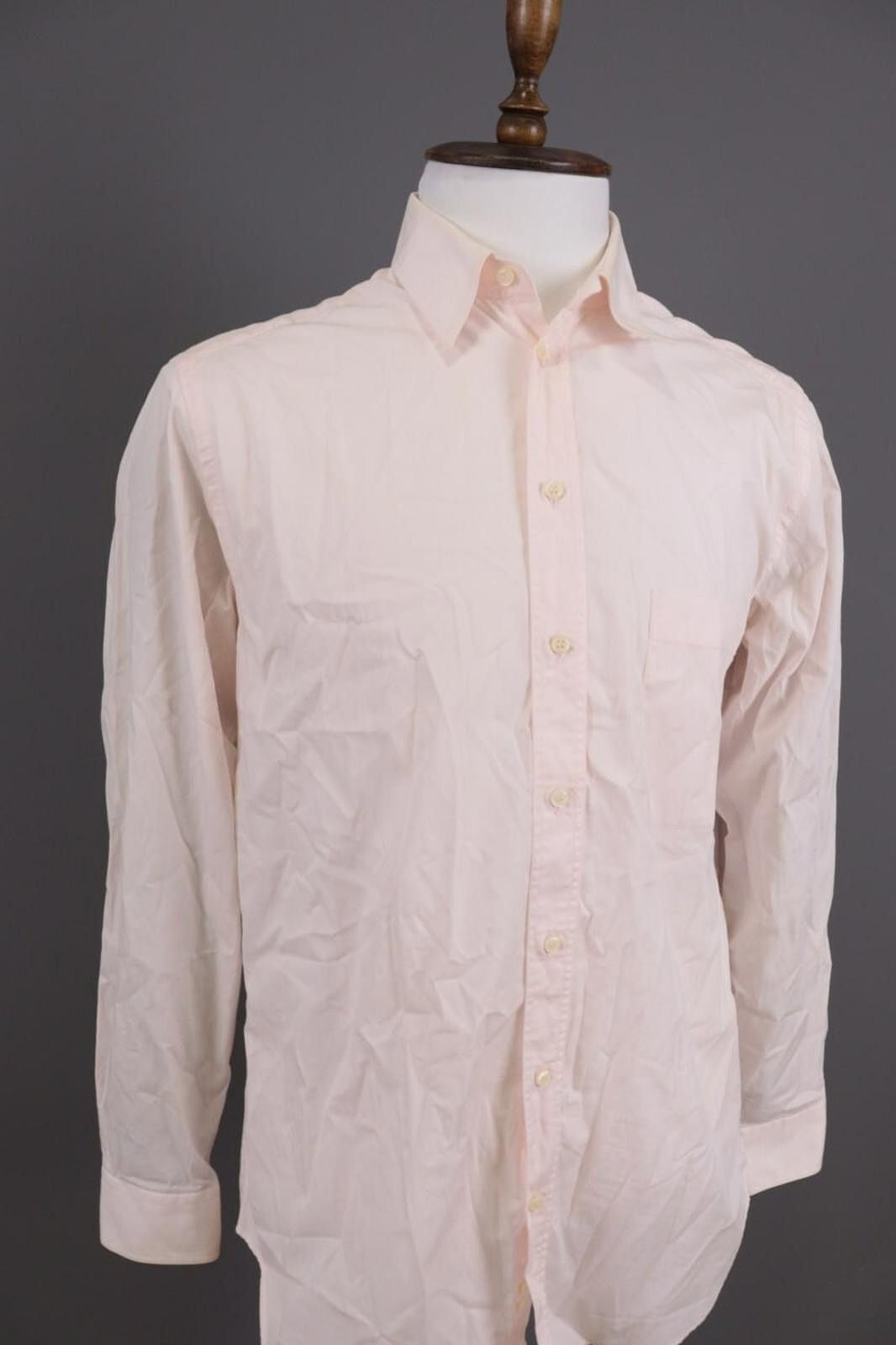 Armani Collezioni Armani Collezioni Pink Button Down Shirt Size 40 / 15 3/4 Size US M / EU 48-50 / 2 - 5 Thumbnail