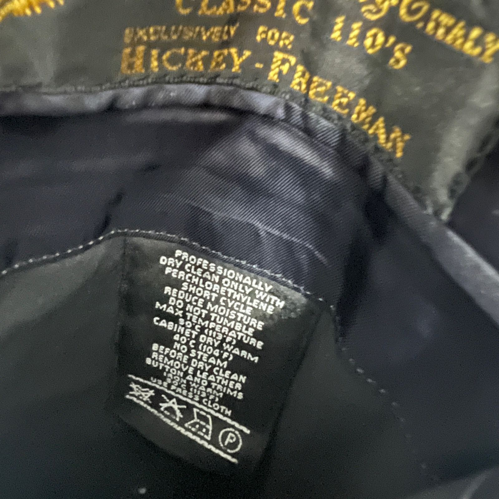 Hickey Freeman Hickey Freeman Loro Piana Navy 2 Button 2 Piece Suit 42L Size 42L - 20 Thumbnail