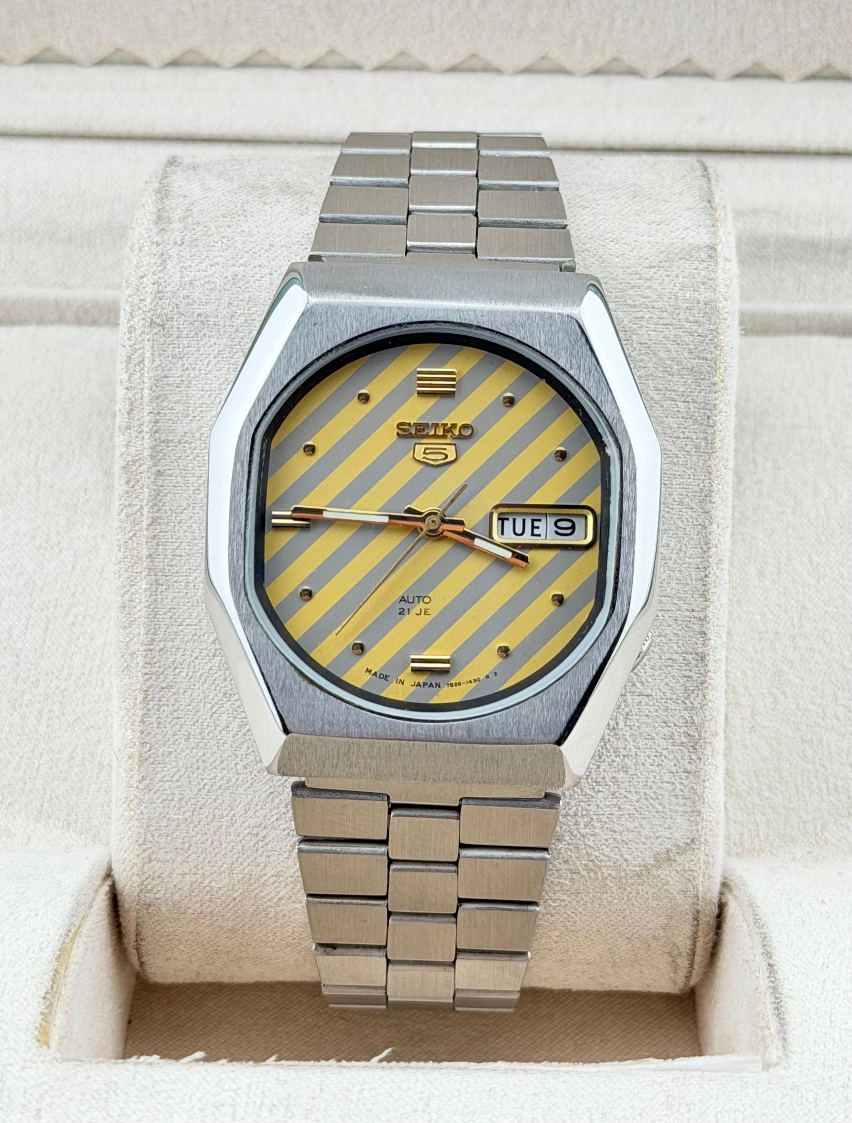 Seiko Vintage Men's Wrist Automatic Watch Size 38 - 1 Thumbnail