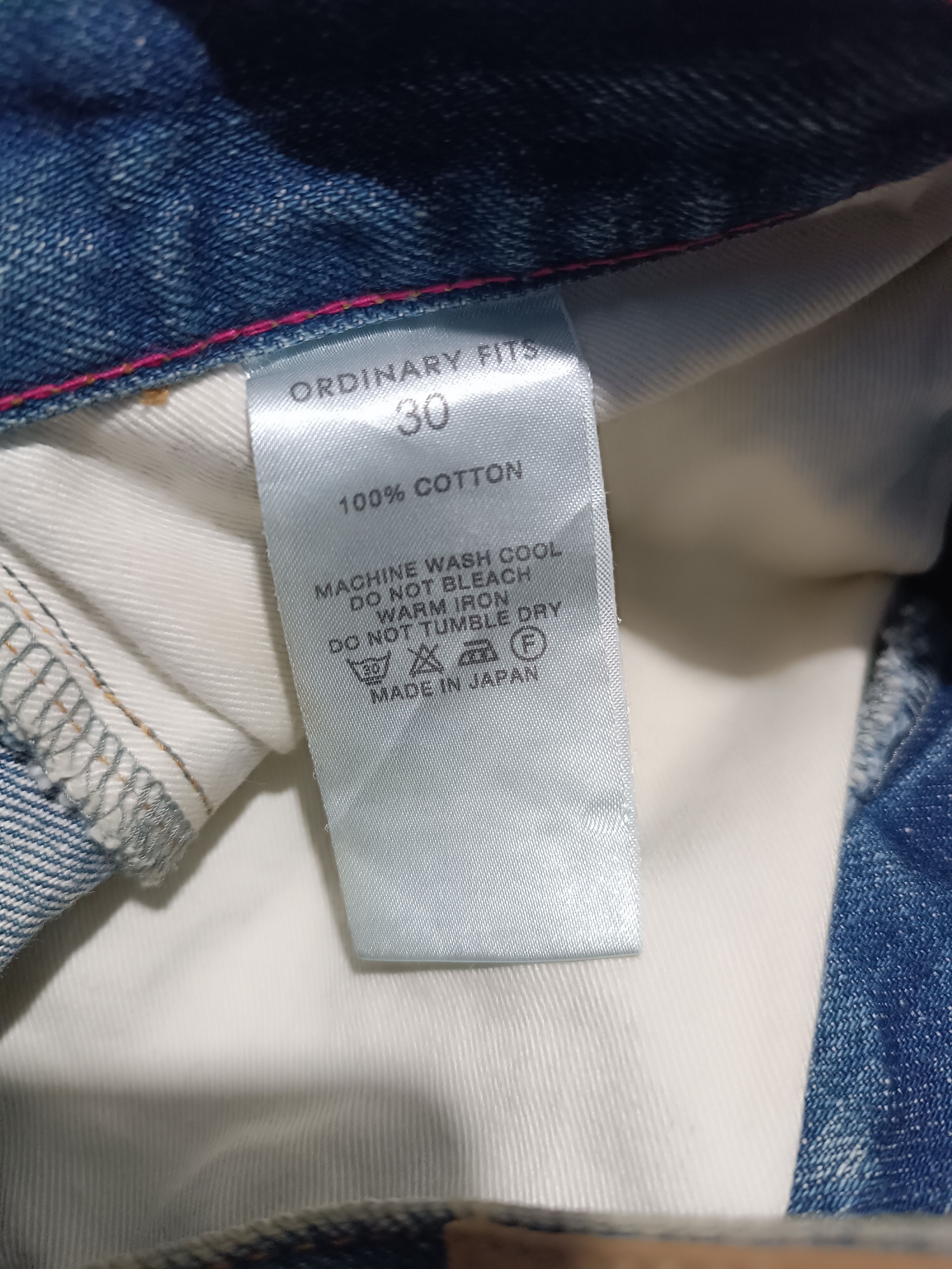 Japanese Brand Ordinary Fits Selvedge Denim Jeans Made in Japan 🇯🇵 Size US 30 / EU 46 - 10 Thumbnail