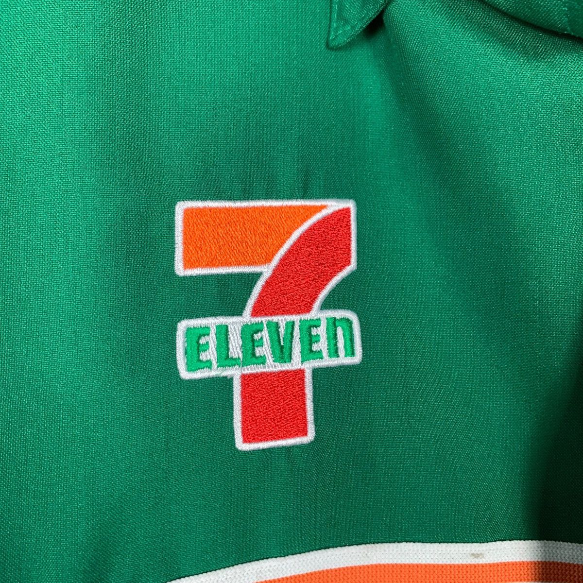 Vintage 7-ELEVEN Big Logo Green Worker Uniform Jacket #2365-C106 Size US L / EU 52-54 / 3 - 14 Thumbnail