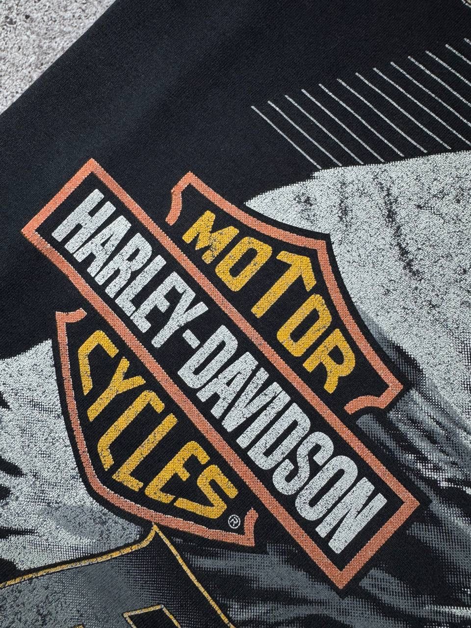 Harley Davidson Harley Davidson Eagle Print Vintage 80s Rare T-shirt Size US L / EU 52-54 / 3 - 6 Thumbnail