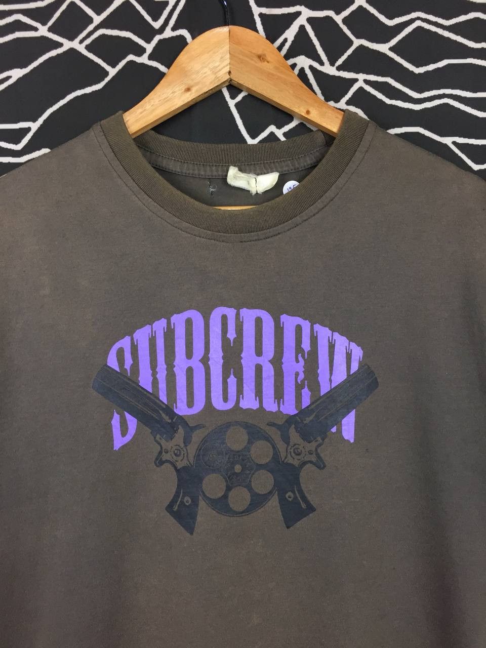 Vintage Subcrew React Double Guns Big Logo Graphic Tee Size US M / EU 48-50 / 2 - 3 Thumbnail