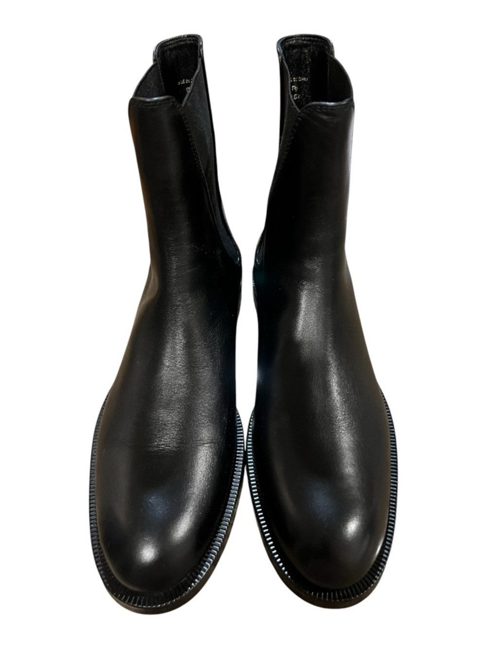 Lafayette 148 Lafayette 148 Barrett Leather Chelsea Booties Black 38.5 EU Size US 8.5 / IT 38.5 - 4 Thumbnail