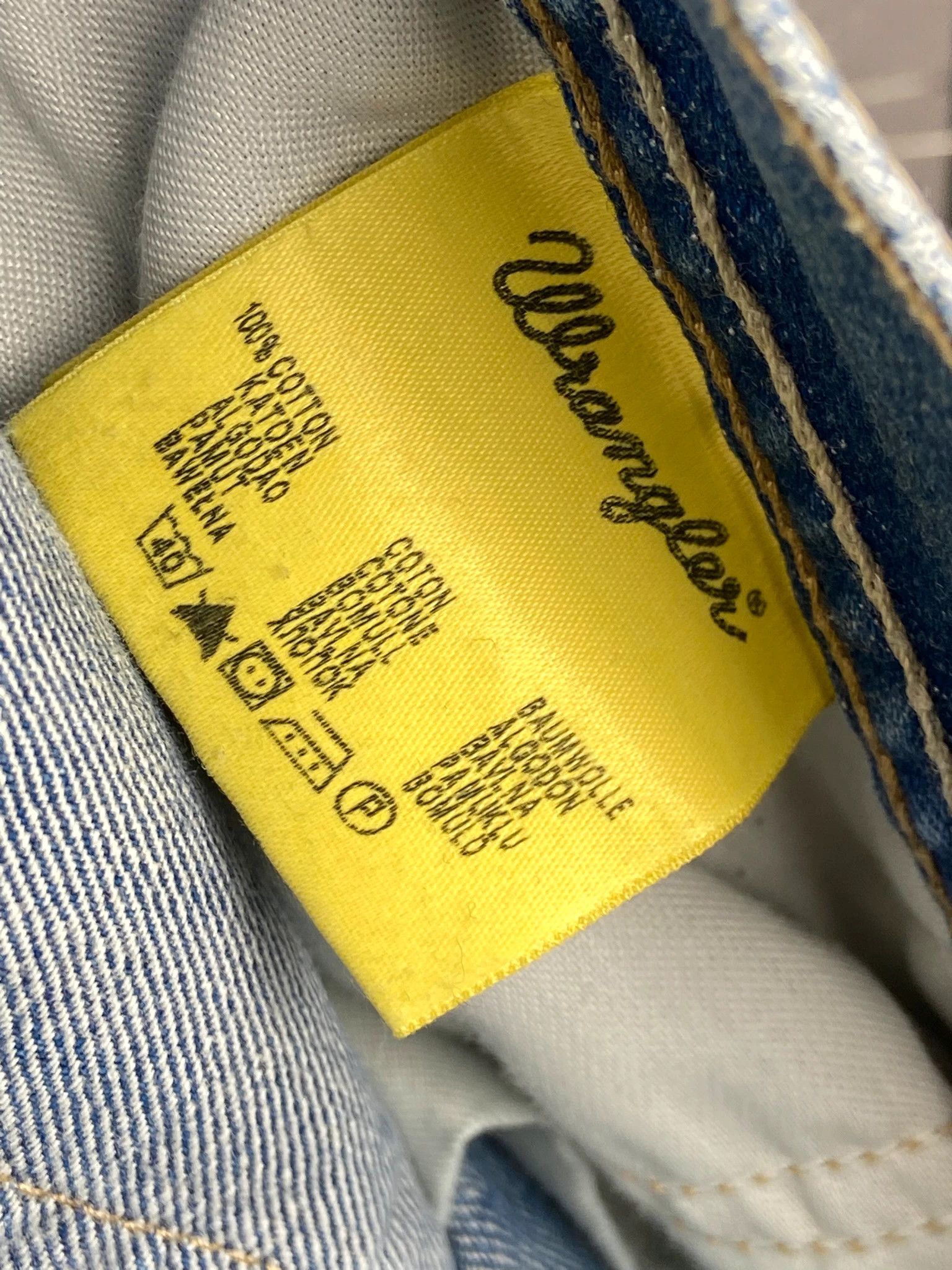 Wrangler Wrangler Blue Denim Jeans M Vintage Straight Size US 34 / EU 50 - 7 Thumbnail