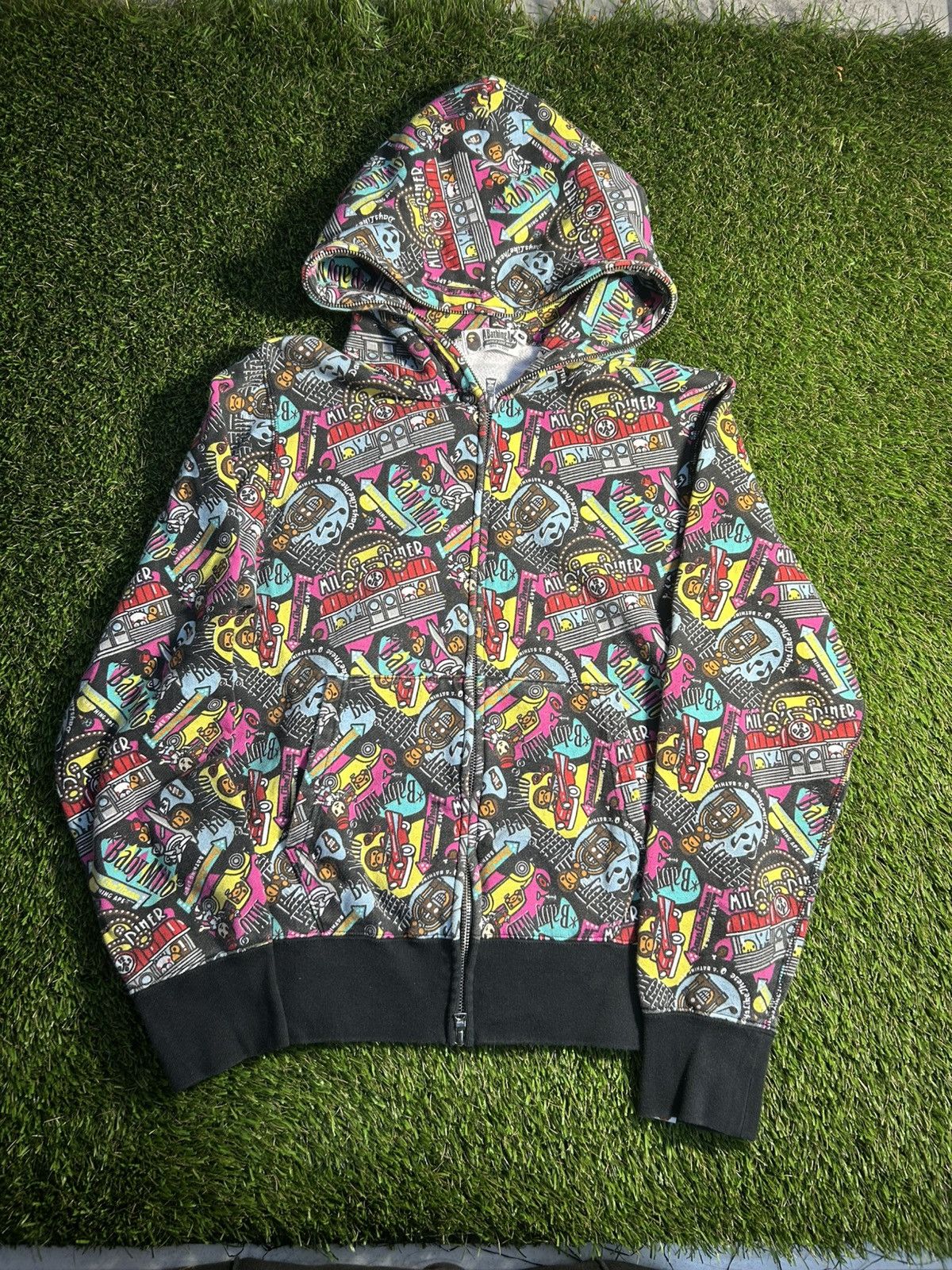 Bape BAPE Nigo Baby Milo Cafe Jazz Full Zip Hoodie Size US M / EU 48-50 / 2 - 3 Thumbnail