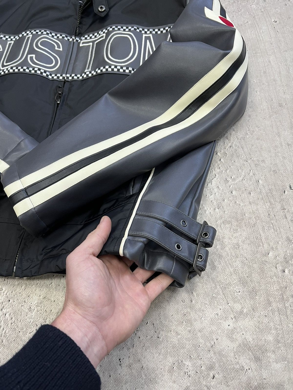 Vintage Vintage JAPANESE 90's F1 Leather Racing Jacket Size US S / EU 44-46 / 1 - 6 Thumbnail
