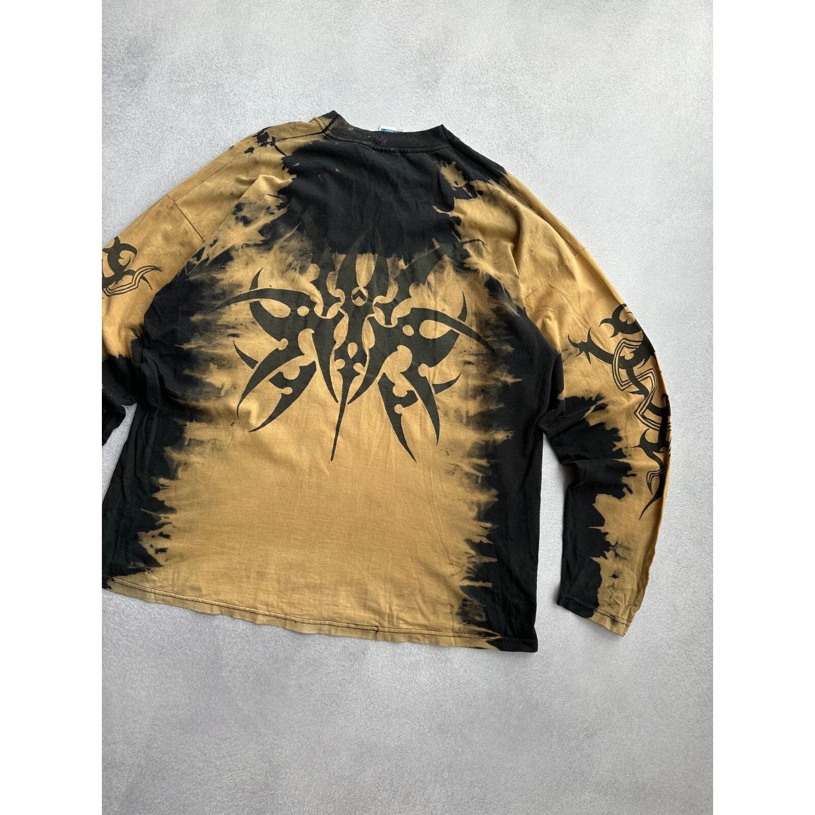 Vintage VTG Tribal 90s Painted Long Sleeve Shirt Size US XL / EU 56 / 4 - 12 Thumbnail